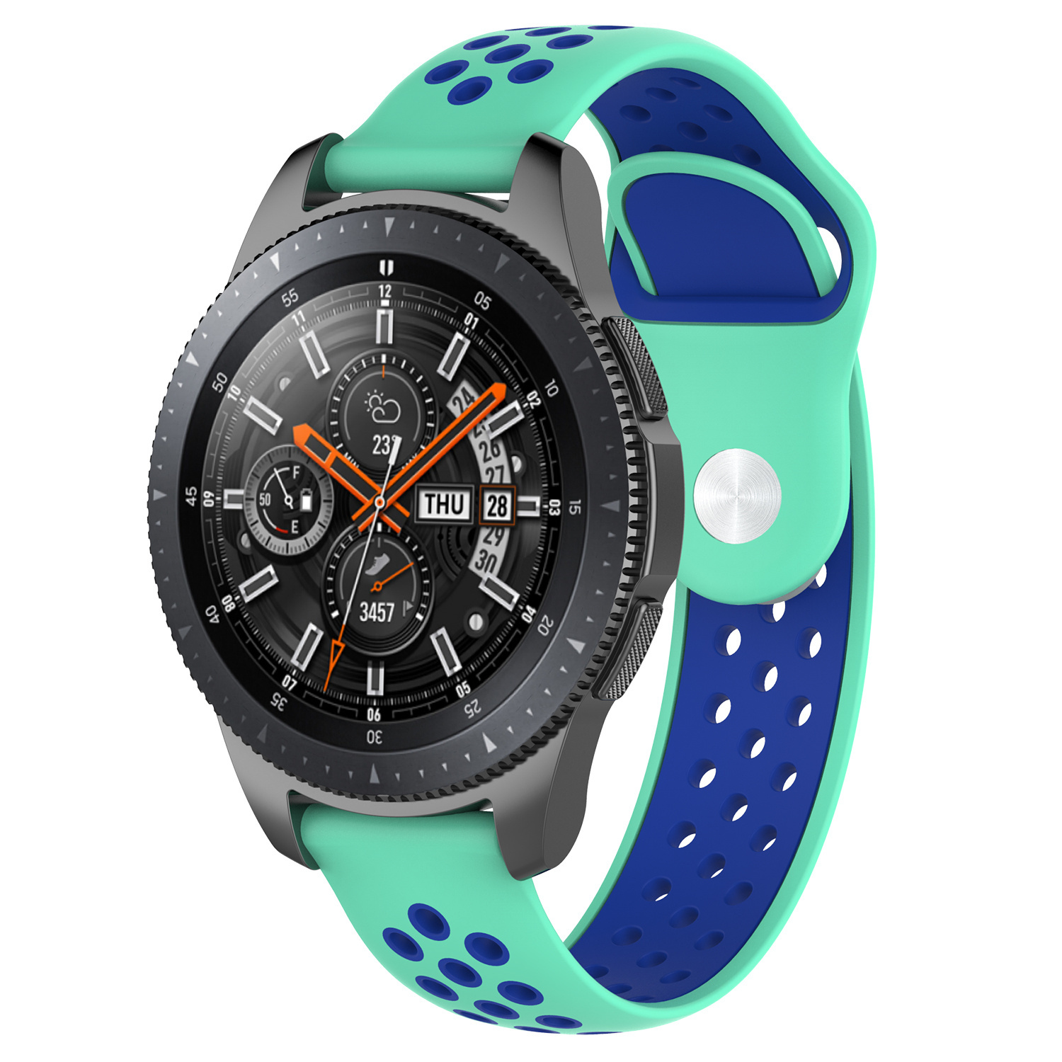 Bracelet sport double Samsung Galaxy Watch - bleu sarcelle