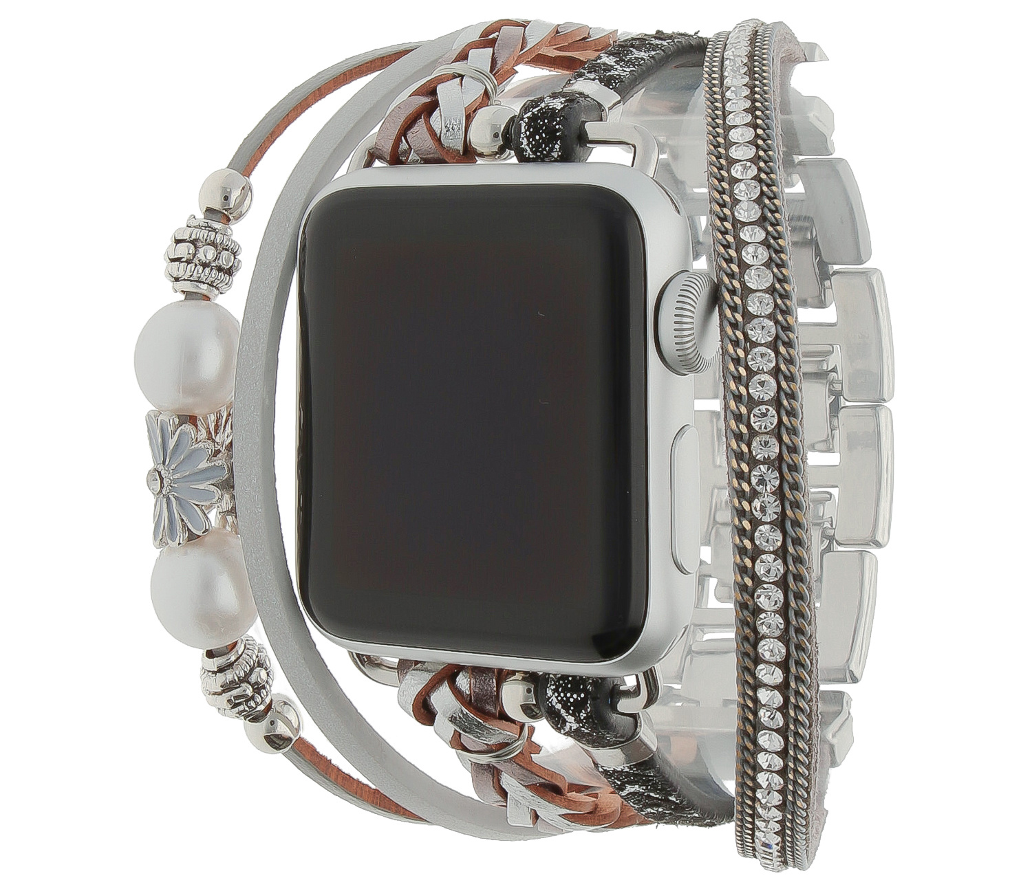 Bracelet à bijoux Apple Watch – Liz argent