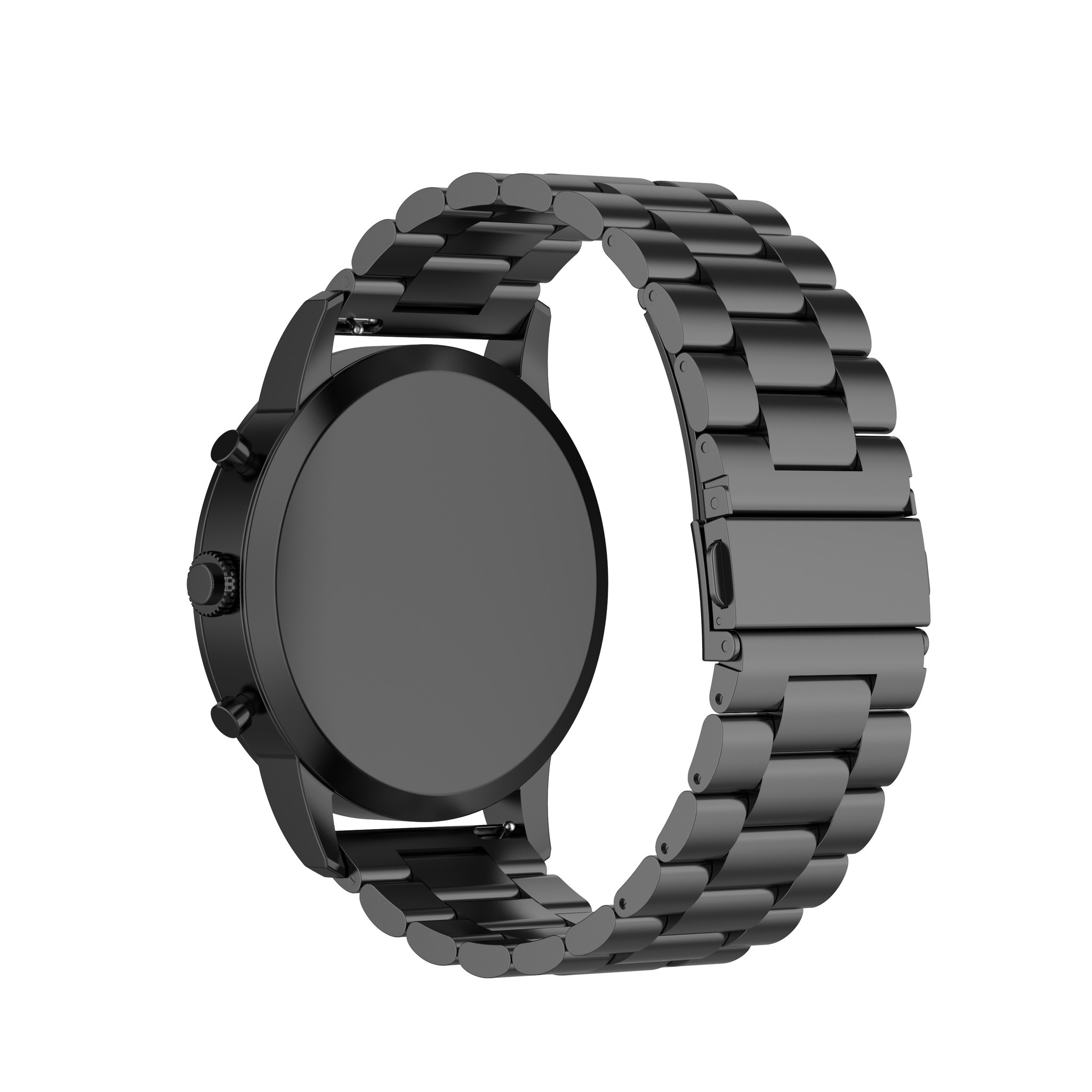 Bracelet acier perles Huawei Watch GT - noir