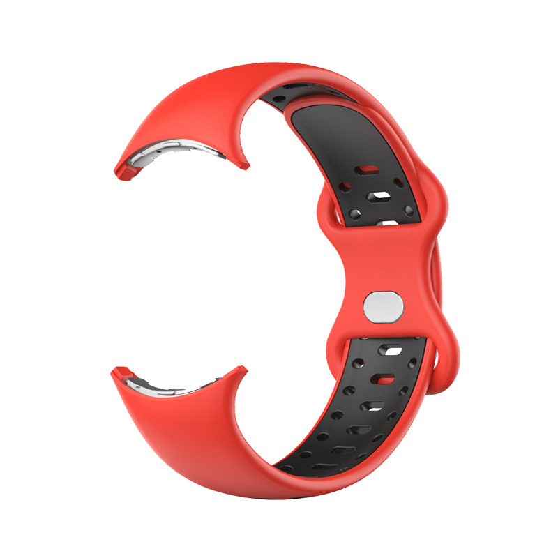 Bracelet sport double Google Pixel Watch - rouge noir