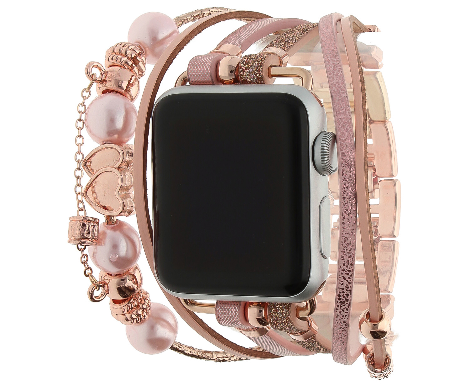 Bracelet à bijoux Apple Watch – Liz or rose