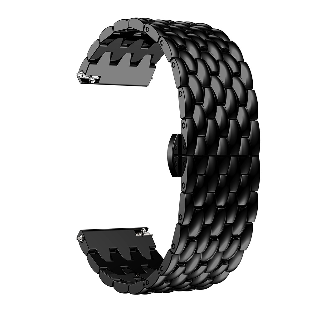 Bracelet acier dragon Garmin Vivoactive / Vivomove - noir