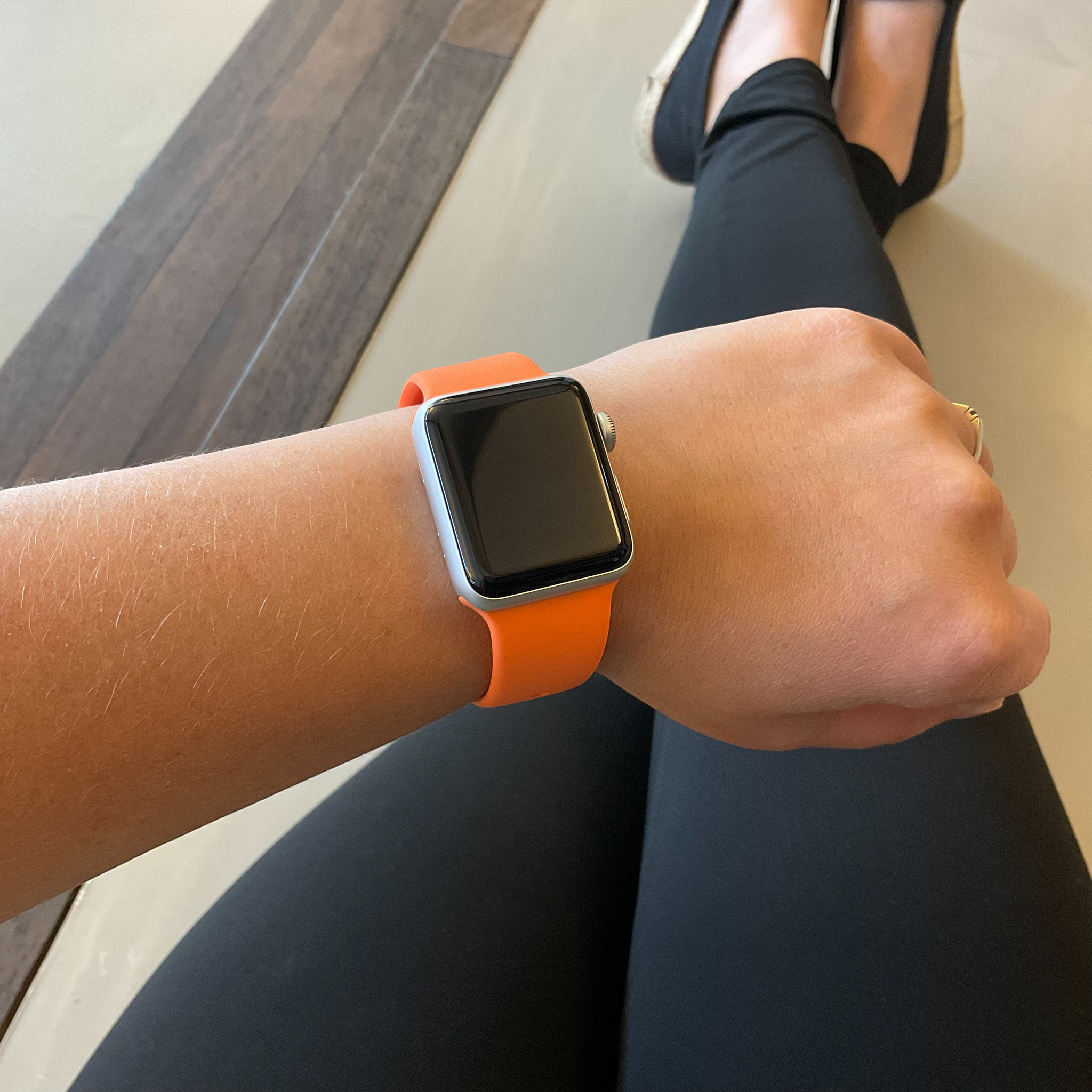 Bracelet sport Apple Watch - kumquat