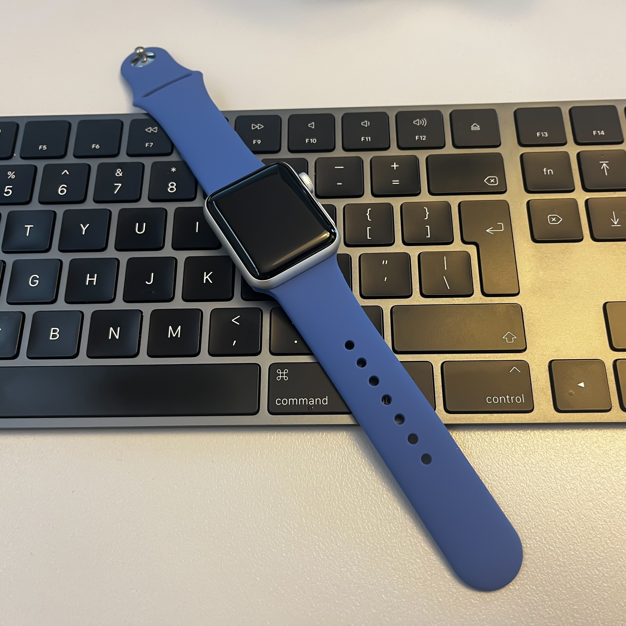 Bracelet sport Apple Watch - bleu tomales