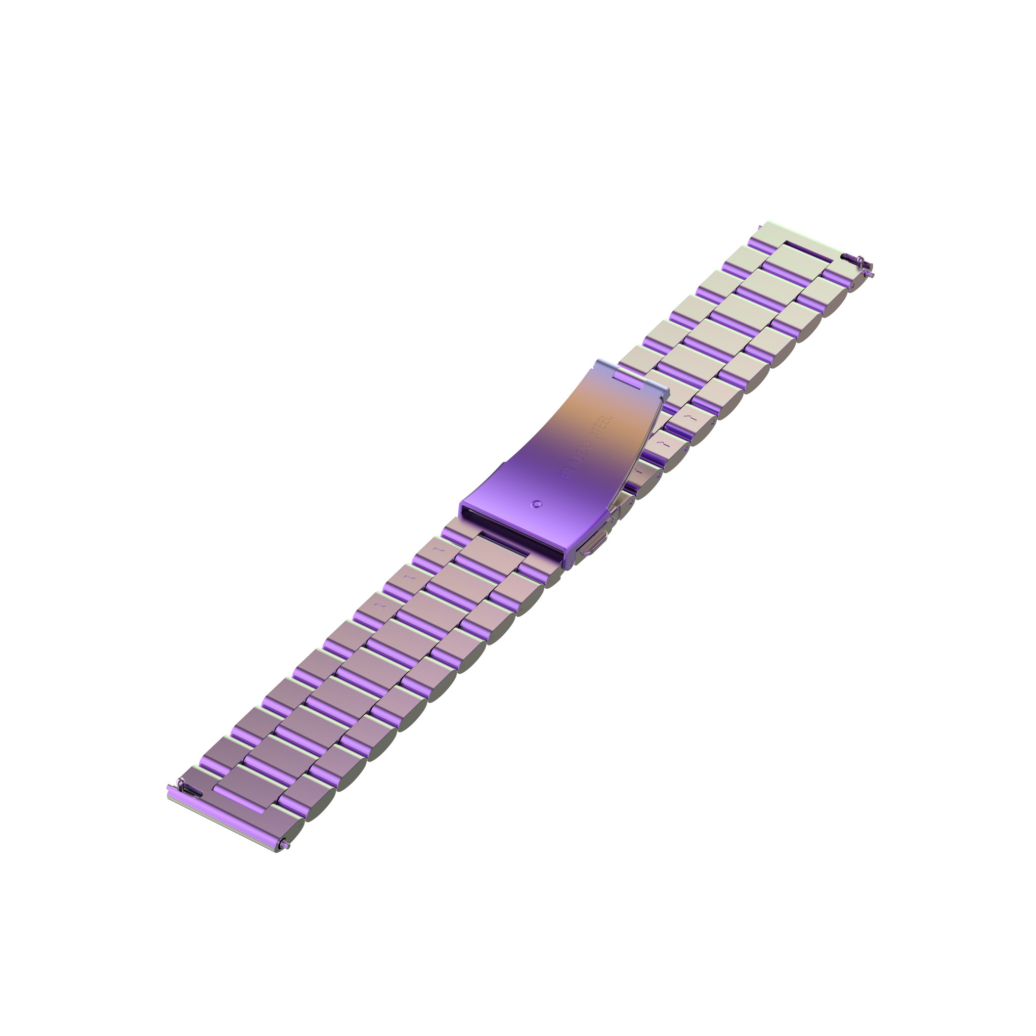 Bracelet acier perles Garmin Vivoactive / Vivomove - coloré