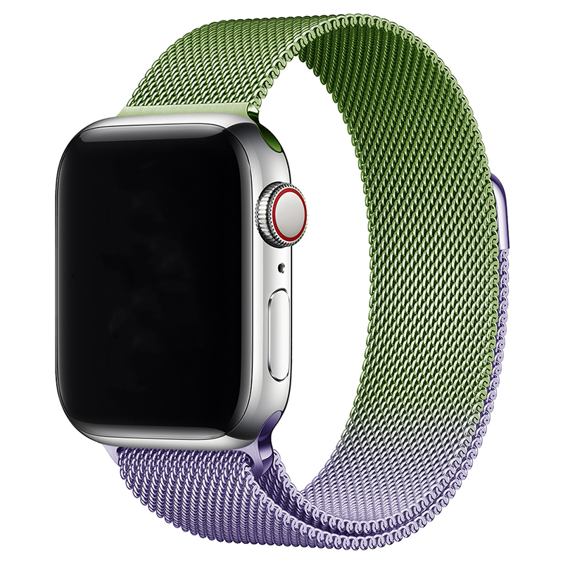 Bracelet milanais Apple Watch - vert lavande
