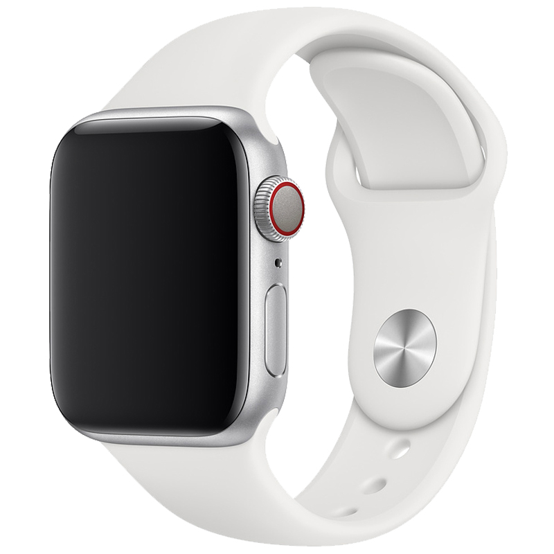 Bracelet sport Apple Watch - blanc