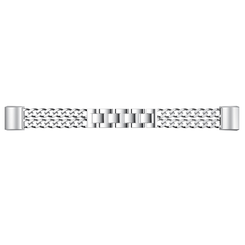 Bracelet acier cow-boy Fitbit Charge 3 & 4 - argent