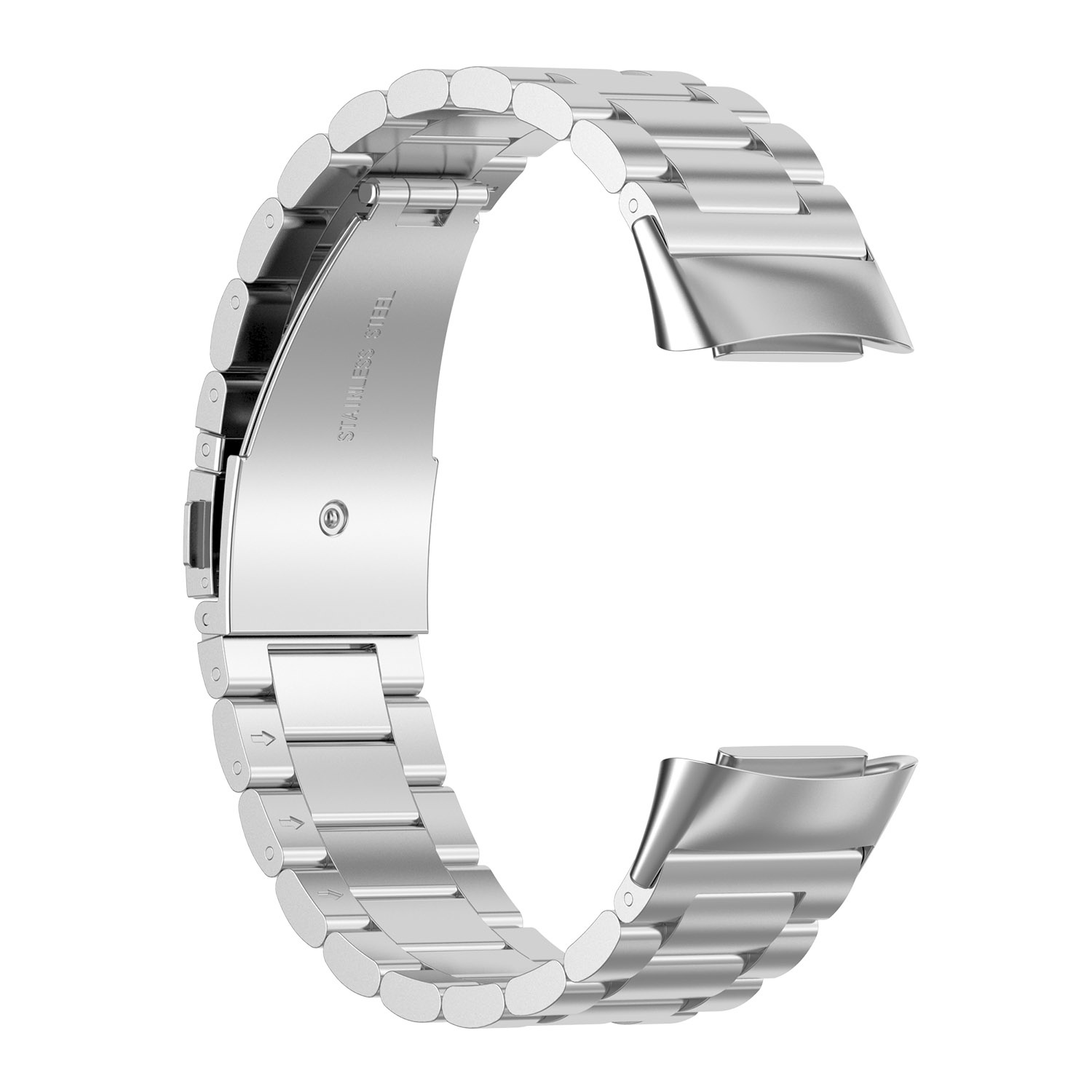 Bracelet acier perles Fitbit Charge 5 - argent