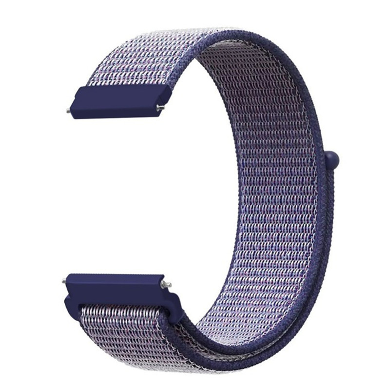 Bracelet boucle sport en nylon Samsung Galaxy Watch - bleu nuit