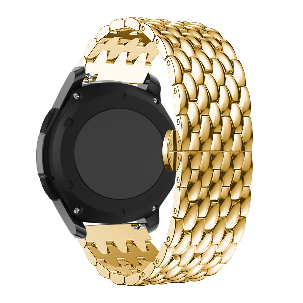Bracelet acier dragon Samsung Galaxy Watch - or