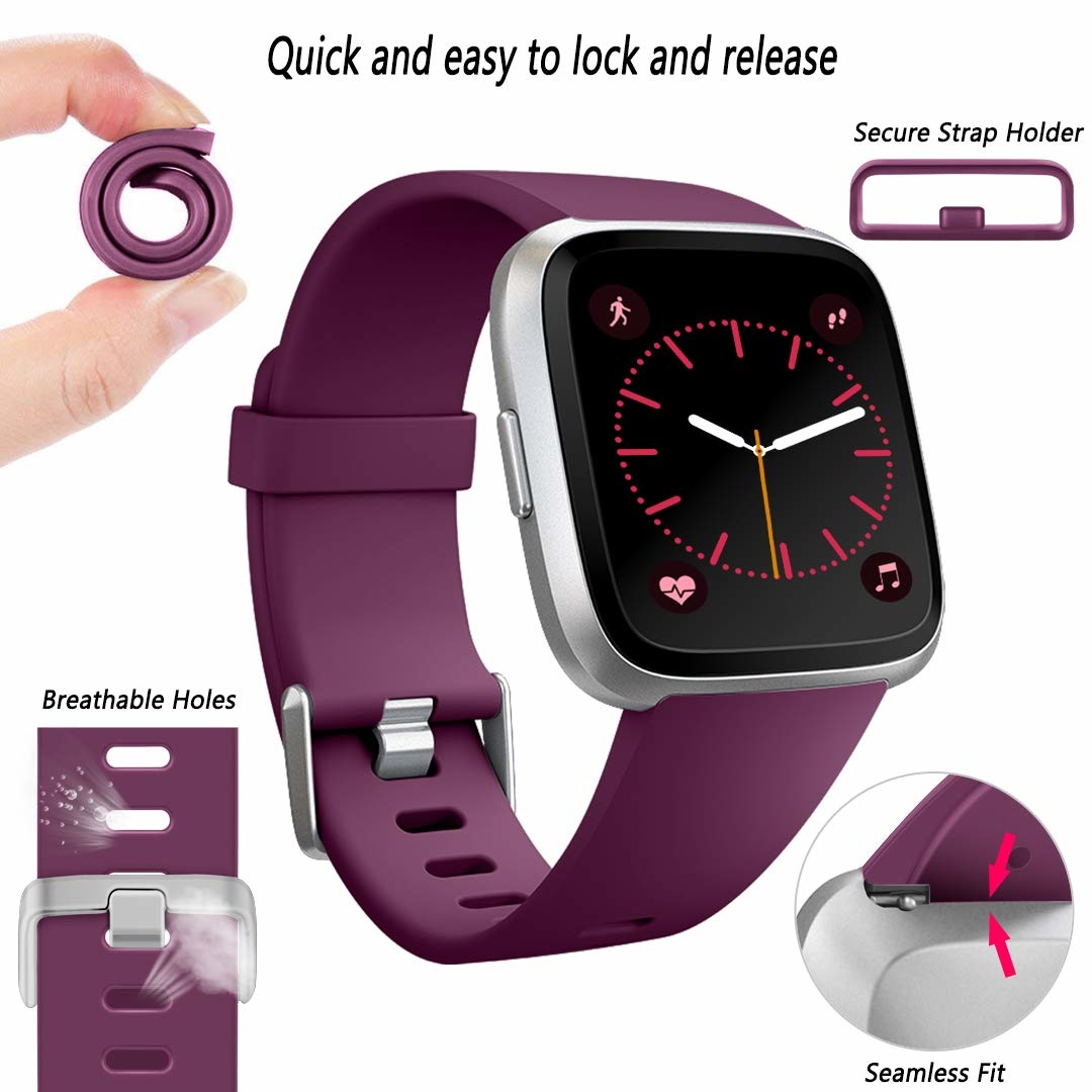 Bracelet sport Fitbit Versa - violet foncé