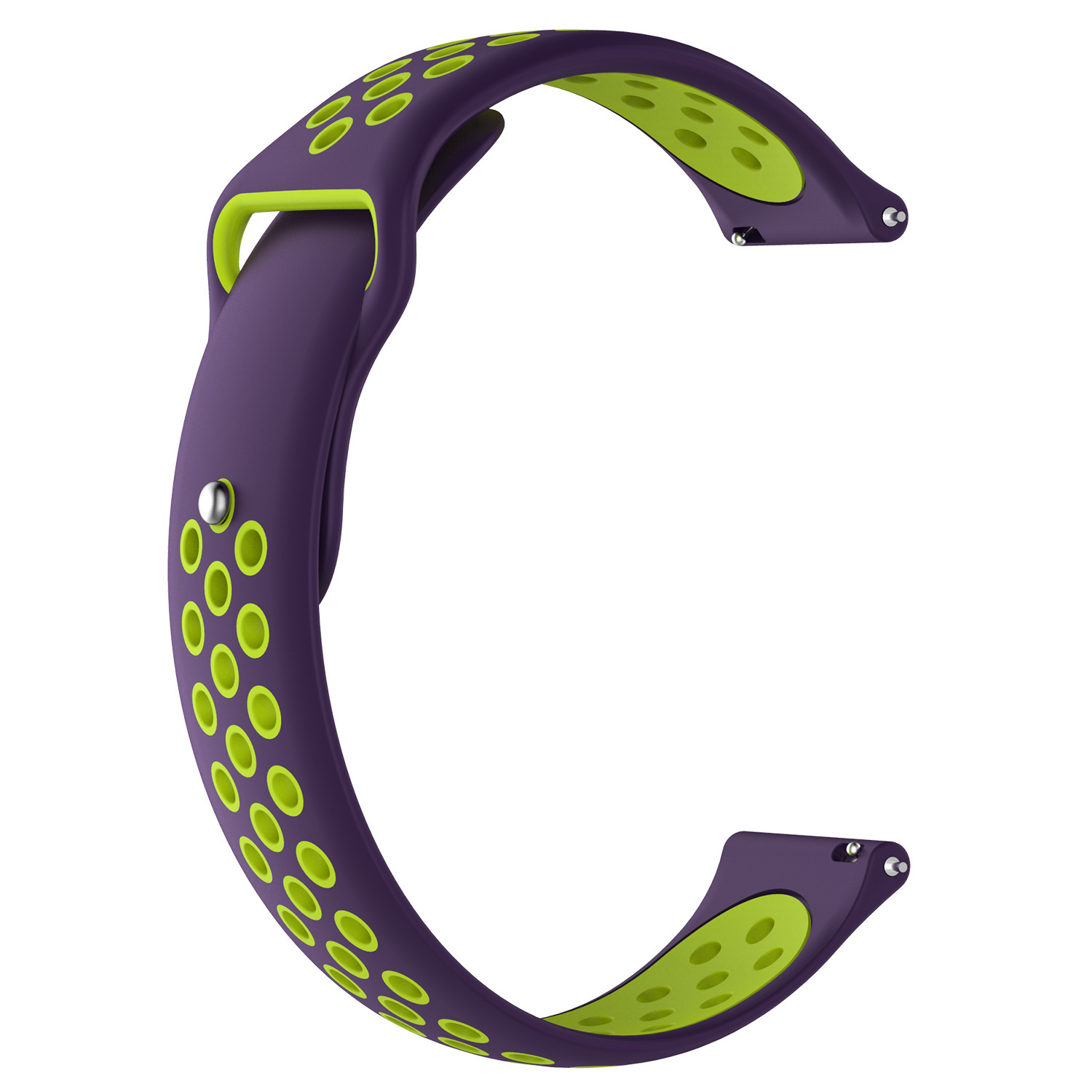 Bracelet sport double Polar Vantage M / Grit X - violet vert