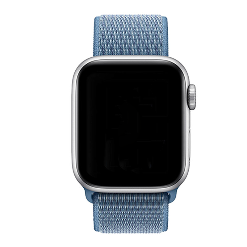 Bracelet boucle sport en nylon Apple Watch - cape cod blue