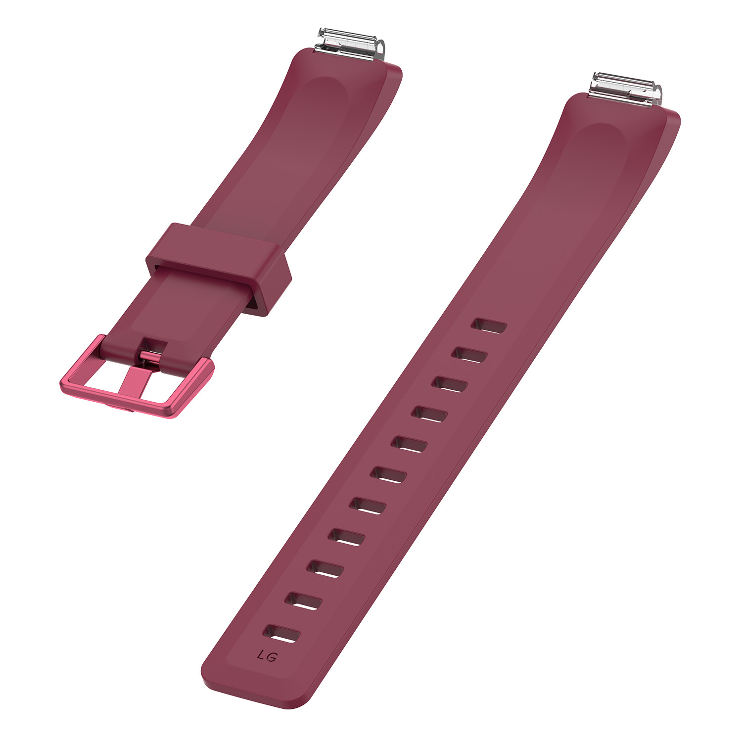Bracelet sport Fitbit Inspire - rouge vin