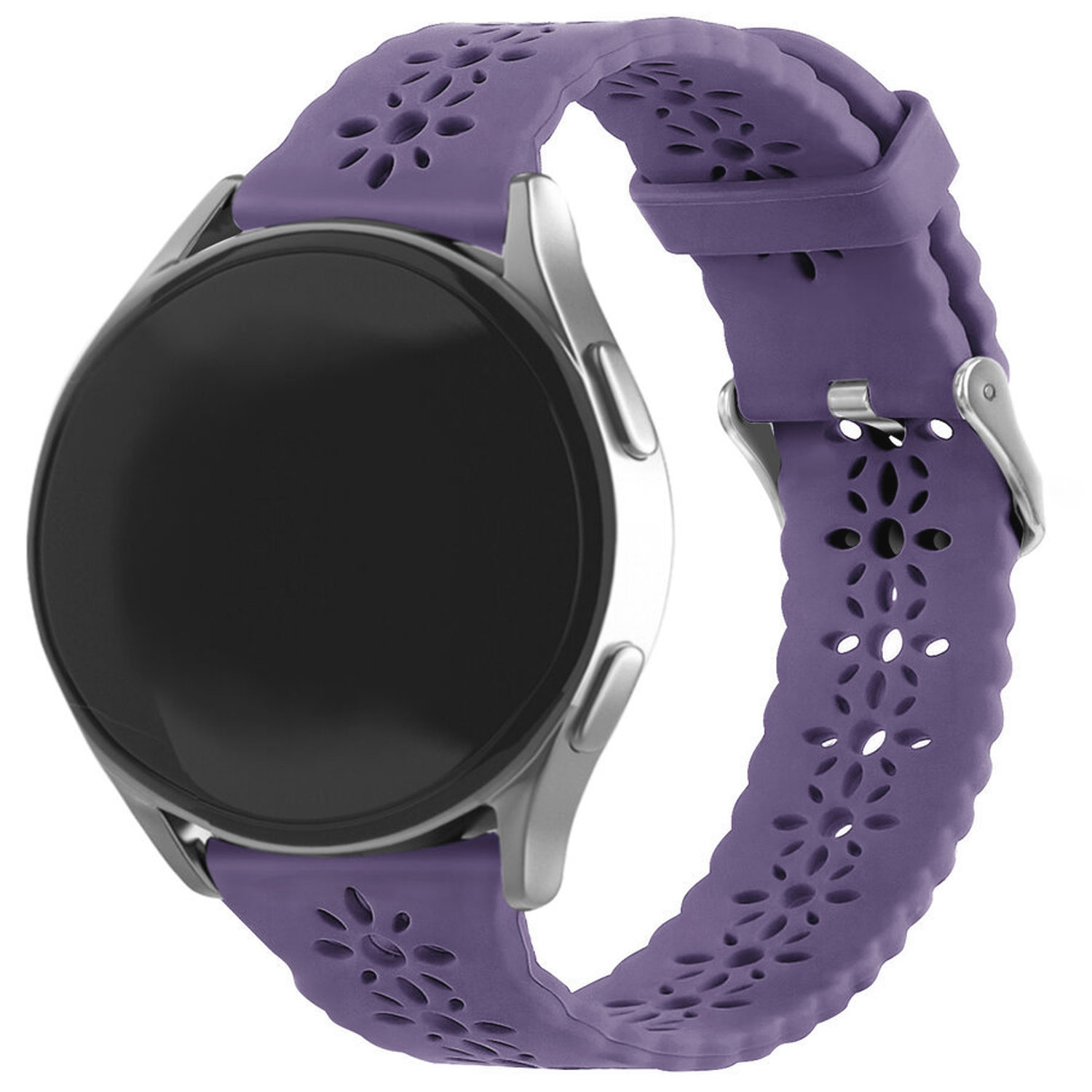 Bracelet de silicone brillante Samsung Galaxy Watch 5 Pro - violet