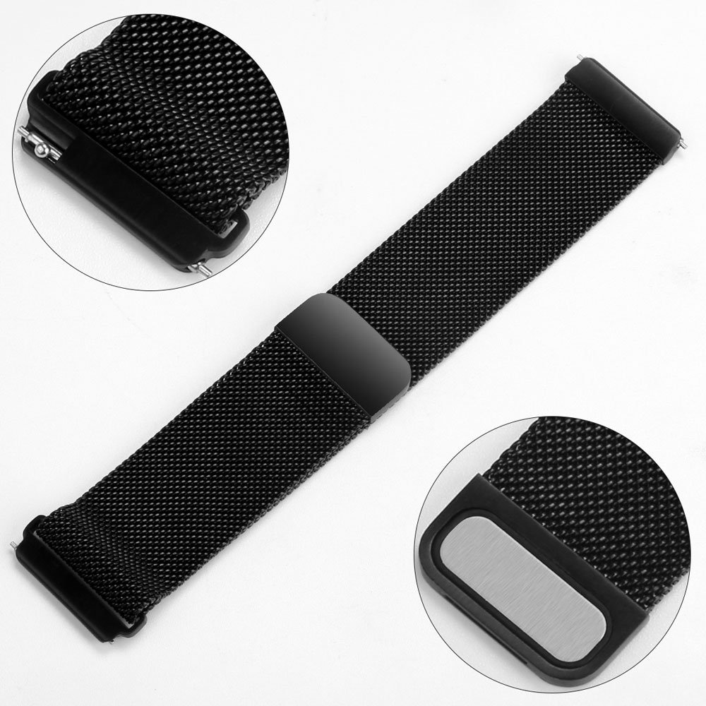Bracelet milanais Fitbit Versa - noir