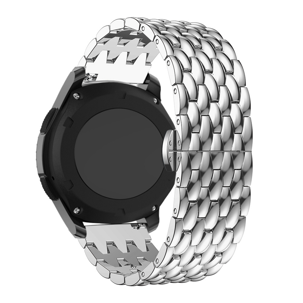 Bracelet acier dragon Garmin Vivoactive / Vivomove - argent
