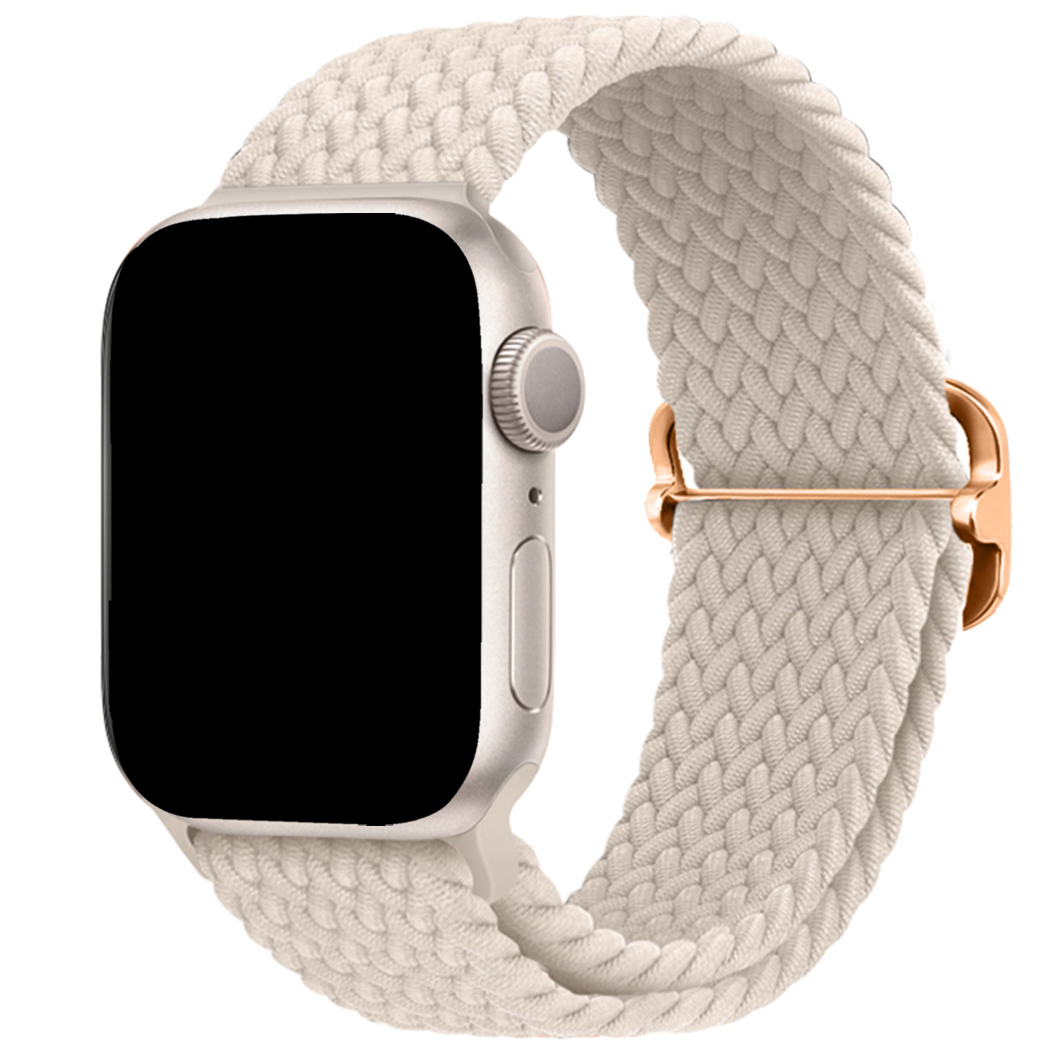 Bracelet à boucle tressée en nylon Weavy Apple Watch