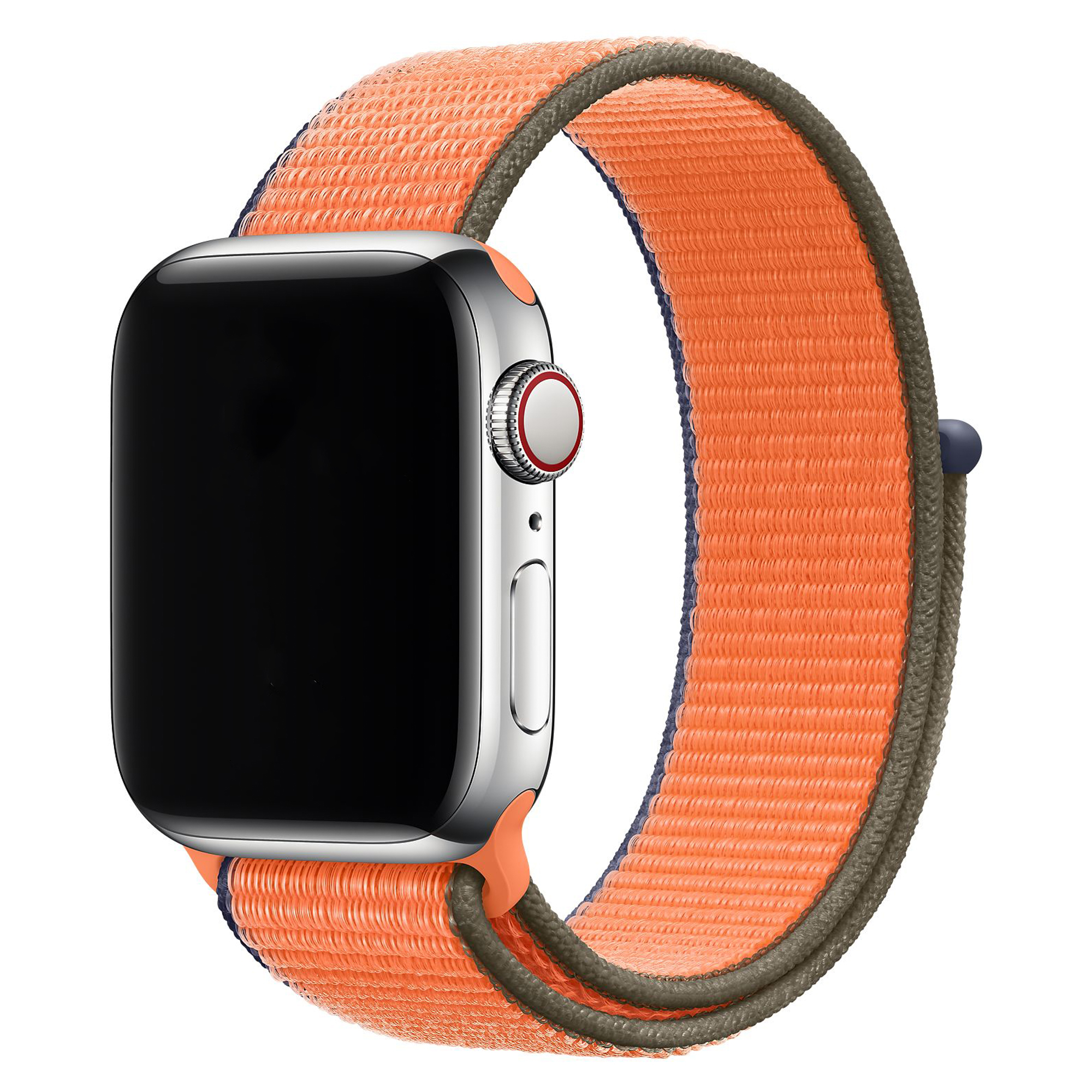 Bracelet boucle sport en nylon Apple Watch - kumquat