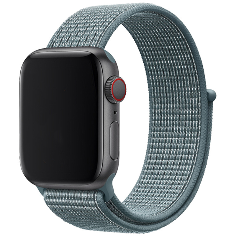 Bracelet boucle sport en nylon Apple Watch - sky teal