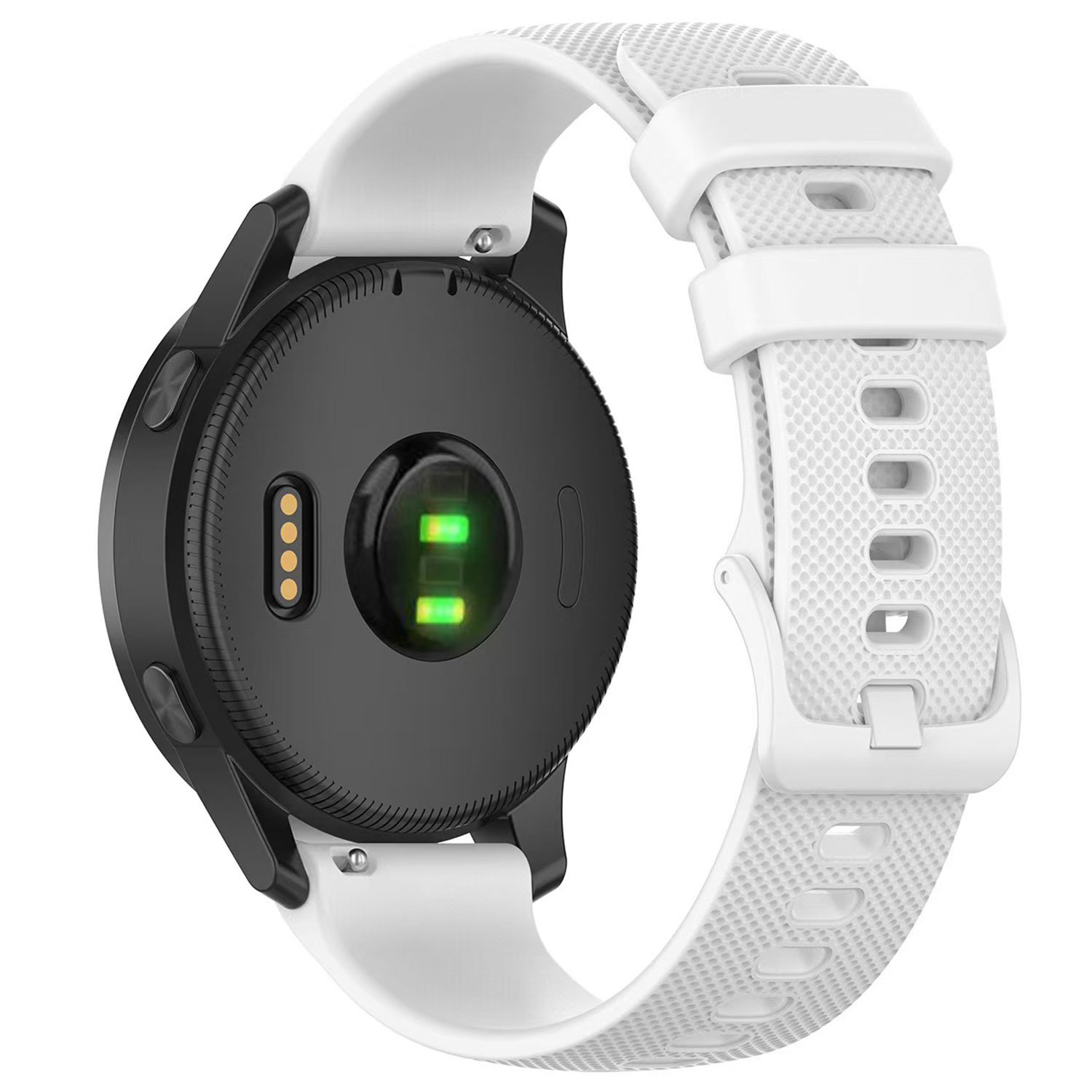 Bracelet silicone à boucle Samsung Galaxy Watch 4 Classic - blanc