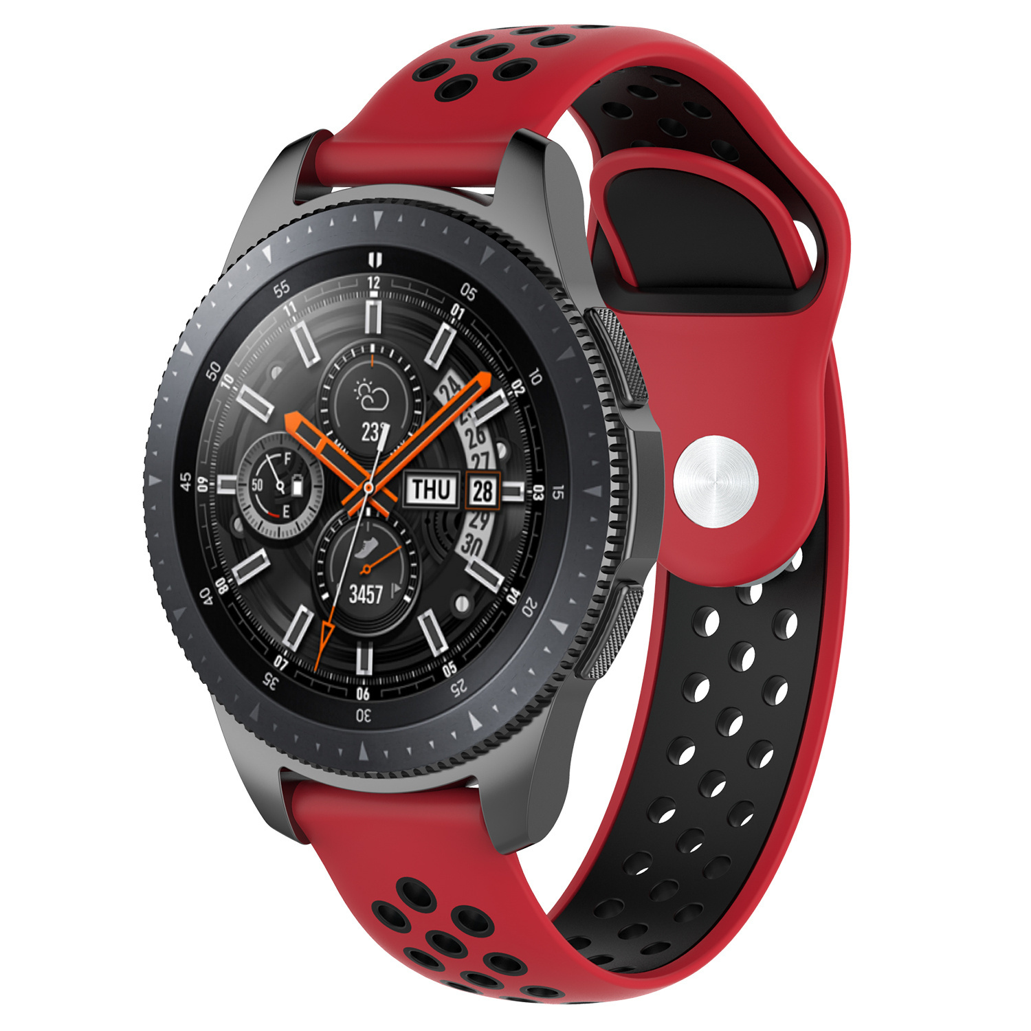 Bracelet sport double Huawei Watch GT - rouge noir