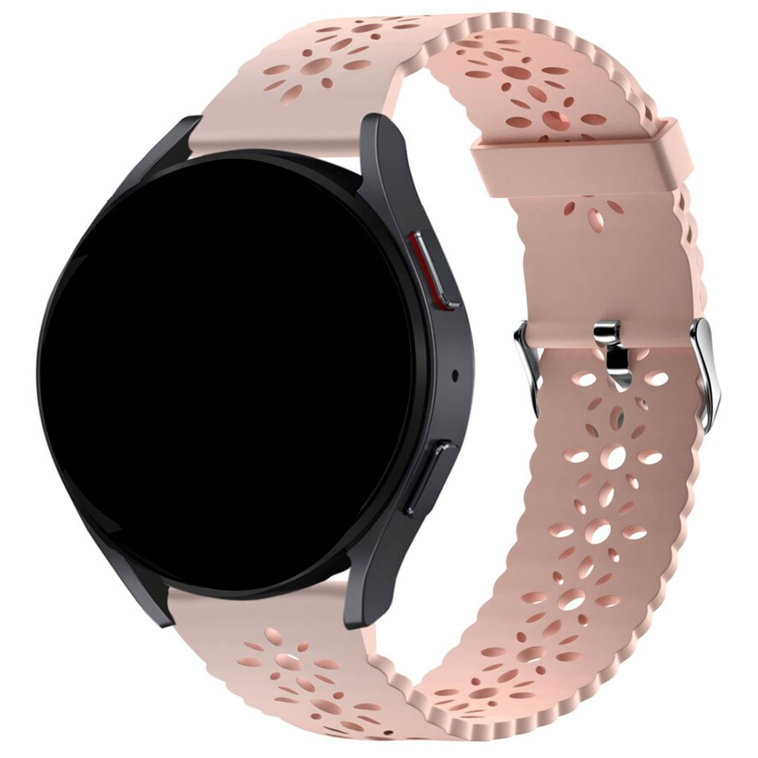 Bracelet de silicone brillante Samsung Galaxy Watch 5 Pro - rose