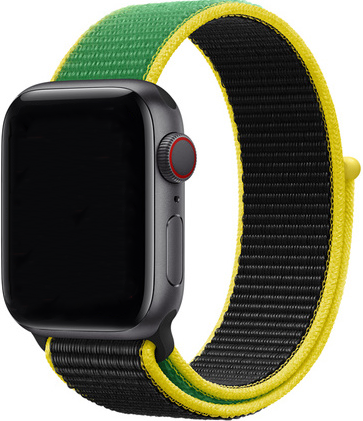Bracelet boucle sport en nylon Apple Watch - Jamaïque