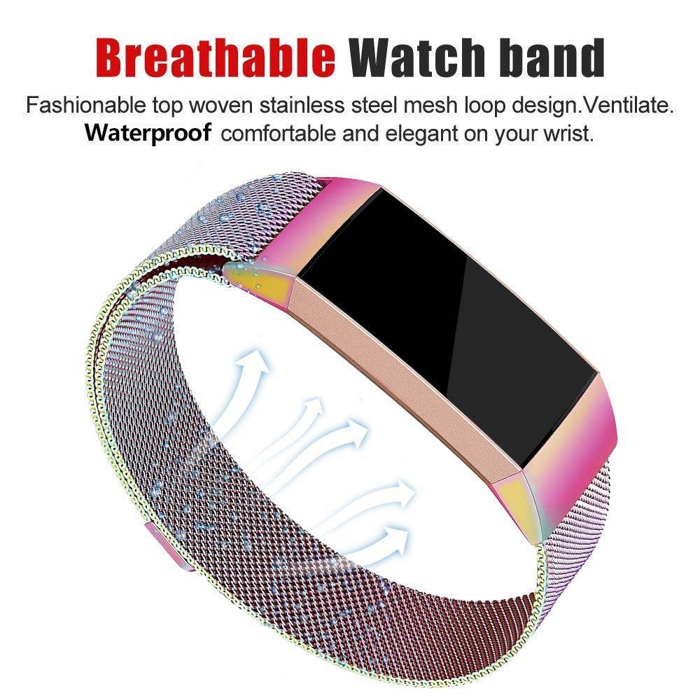 Bracelet milanais Fitbit Charge 3 & 4 - coloré