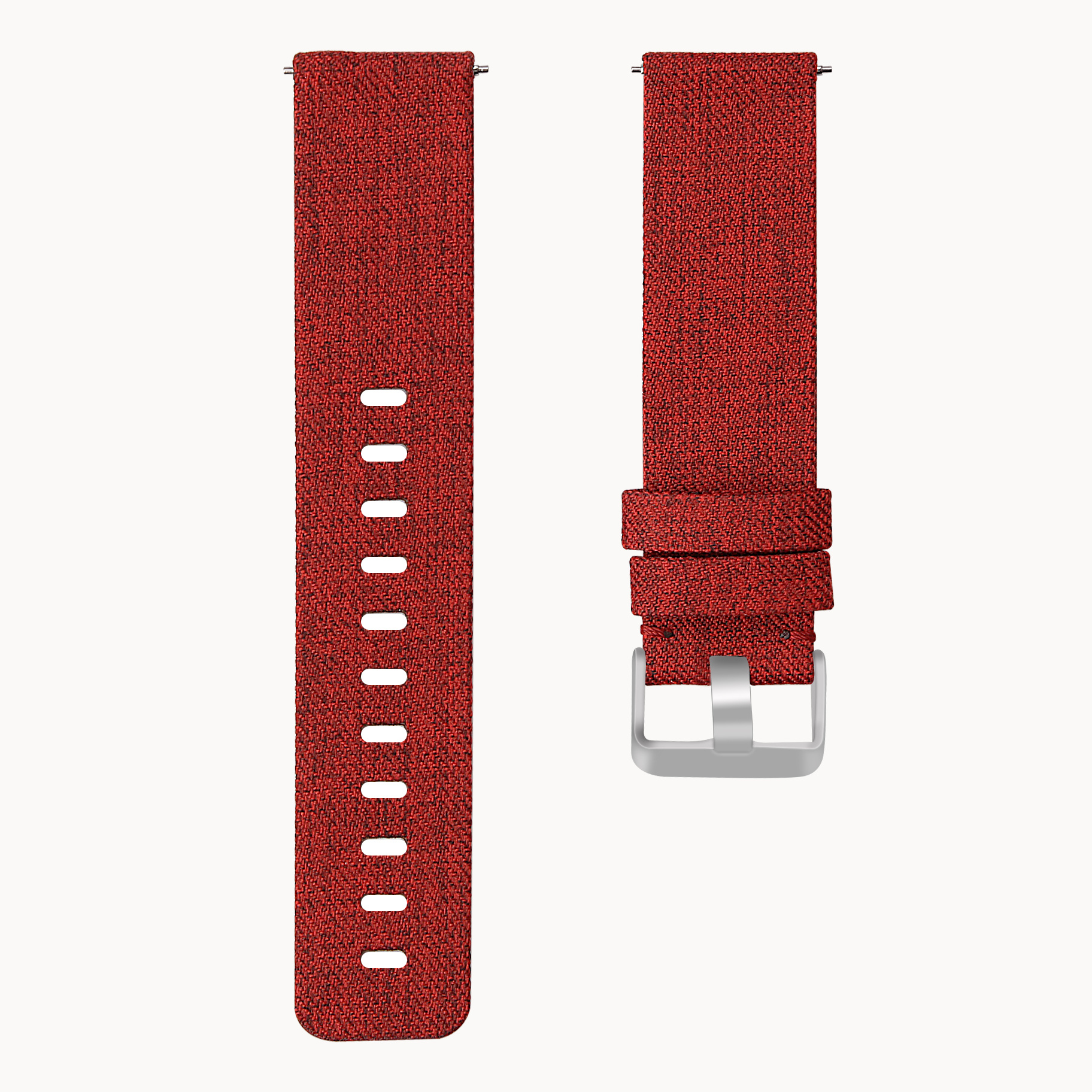 Bracelet boucle sport en nylon Fitbit Versa - rouge