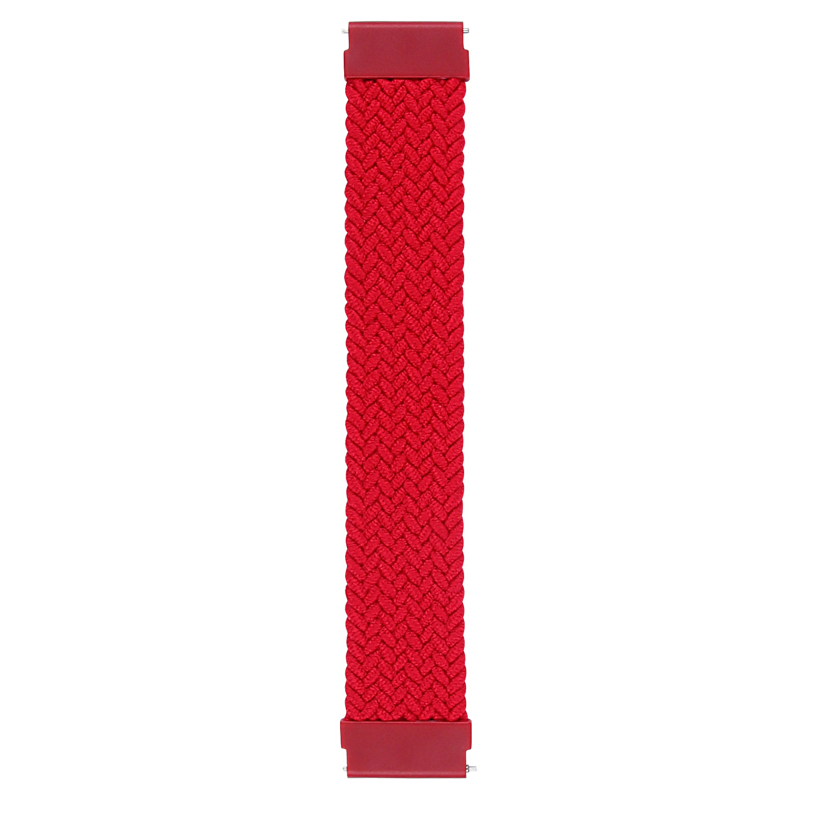 Bracelet nylon Boucle unique tressé Samsung Galaxy Watch - rouge