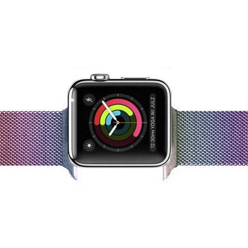 Bracelet milanais Apple Watch - coloré