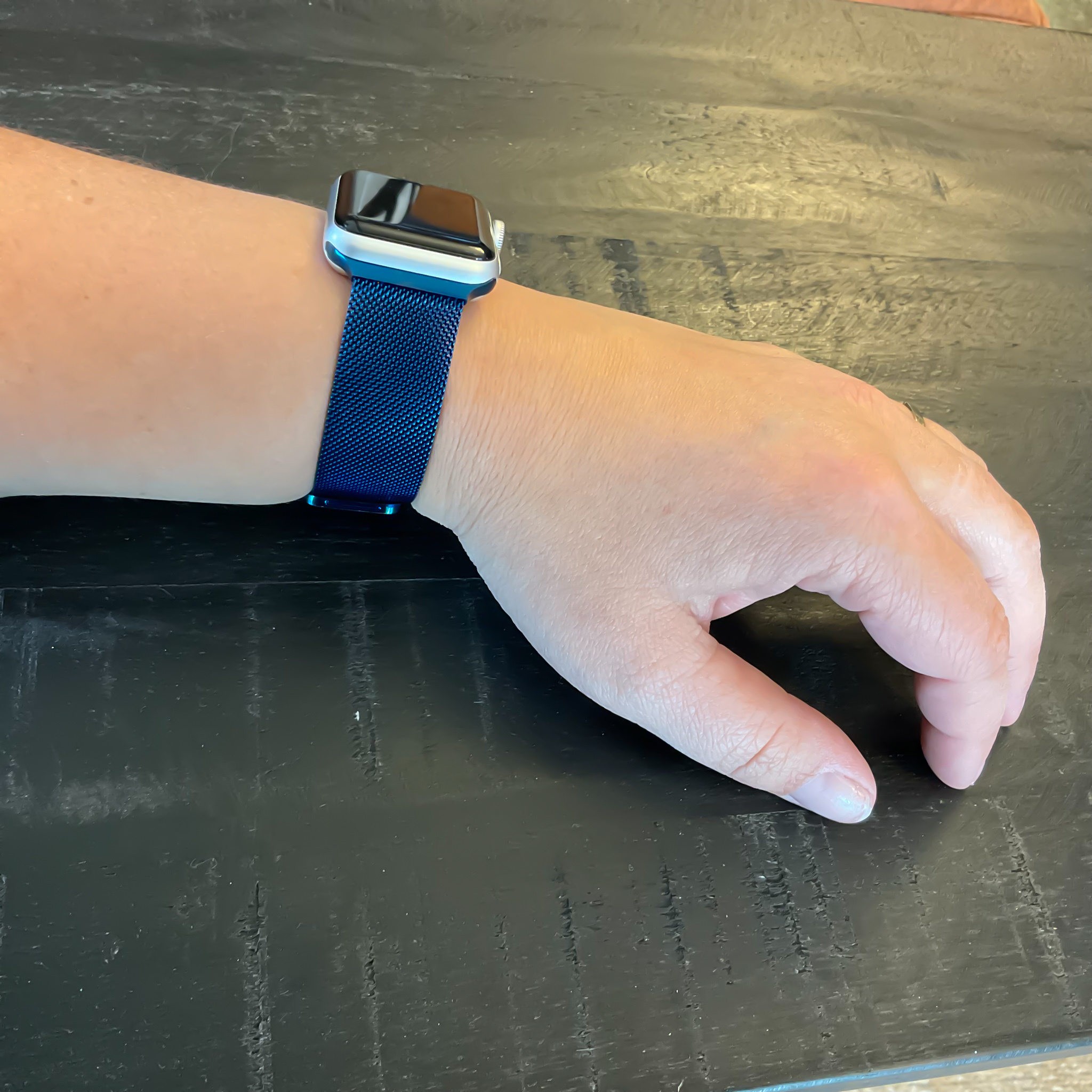 Bracelet milanais Apple Watch - bleu