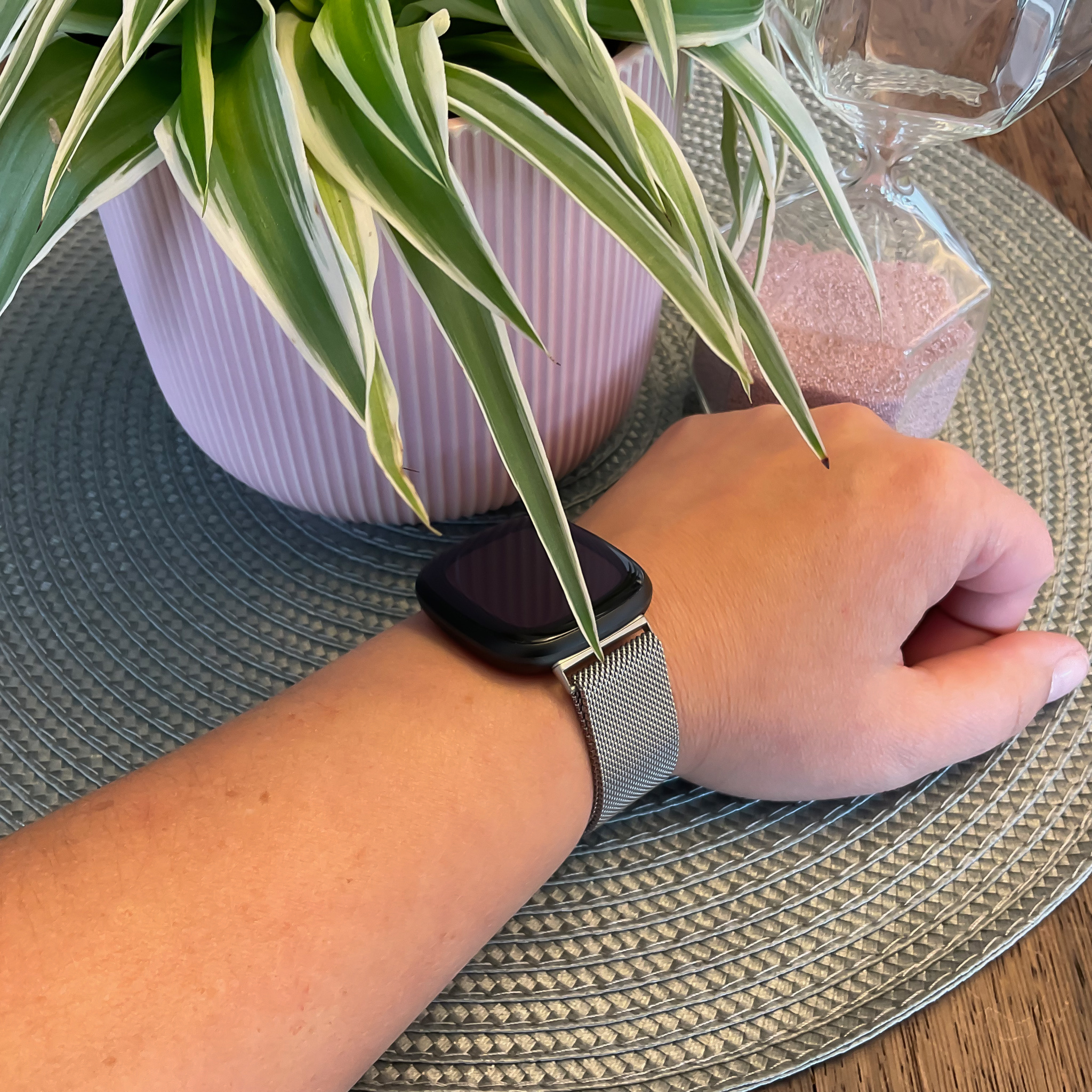 Bracelet milanais Fitbit Versa 3 / Sense - argent
