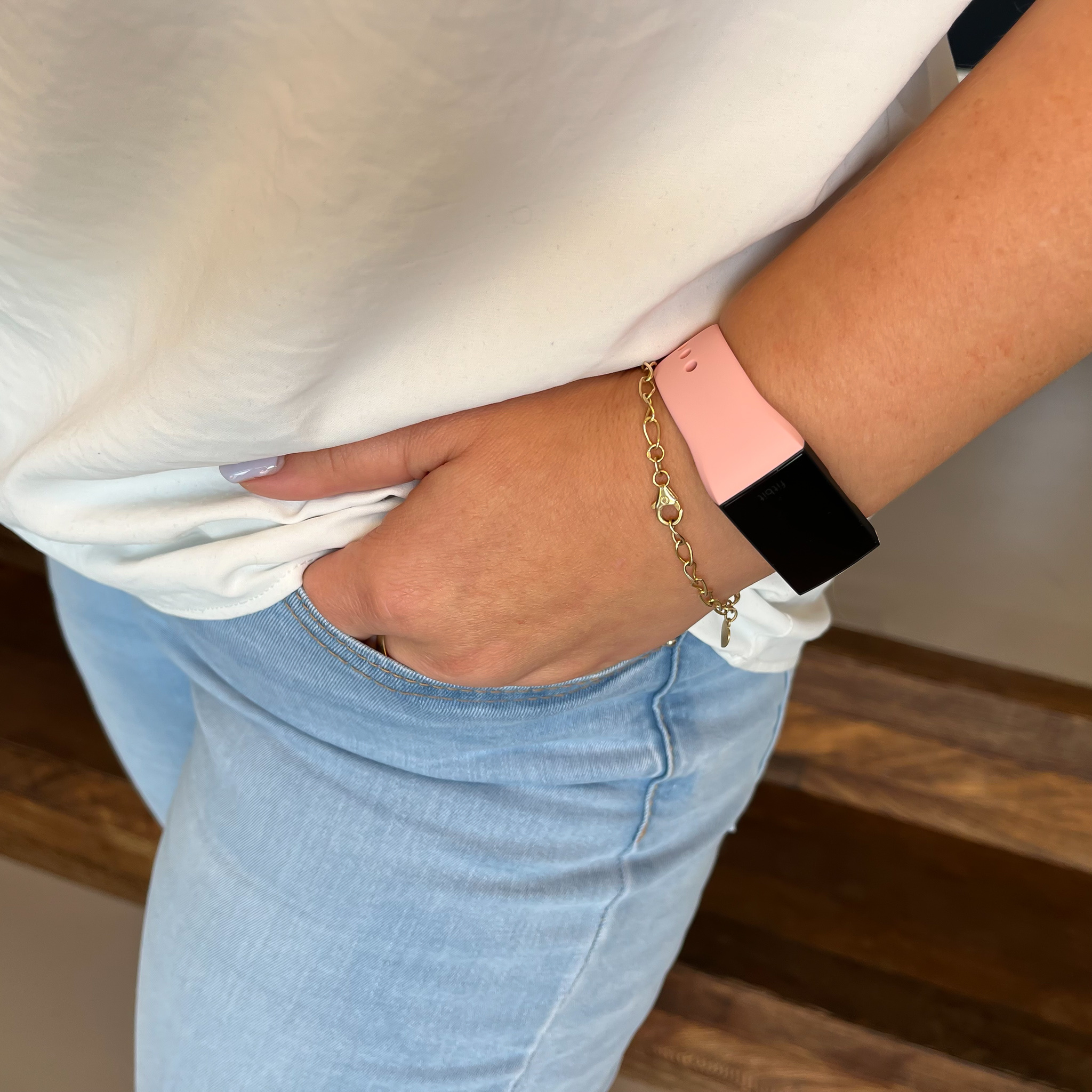 Bracelet sport Fitbit Charge 3 & 4 - rose