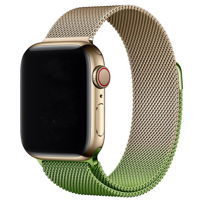 Bracelet milanais Apple Watch - vert champagne