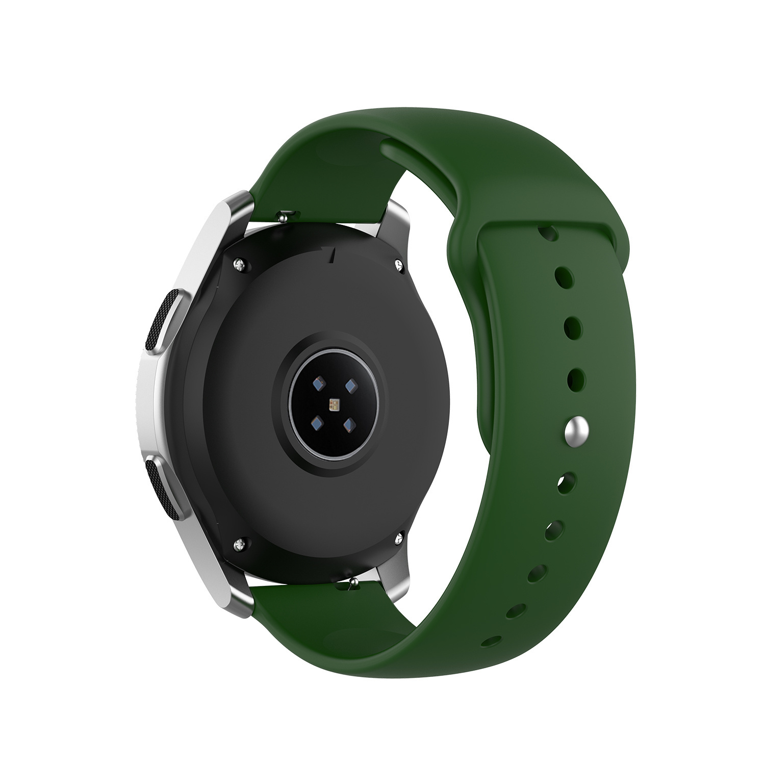 Bracelet sport en silicone Samsung Galaxy Watch - vert armée