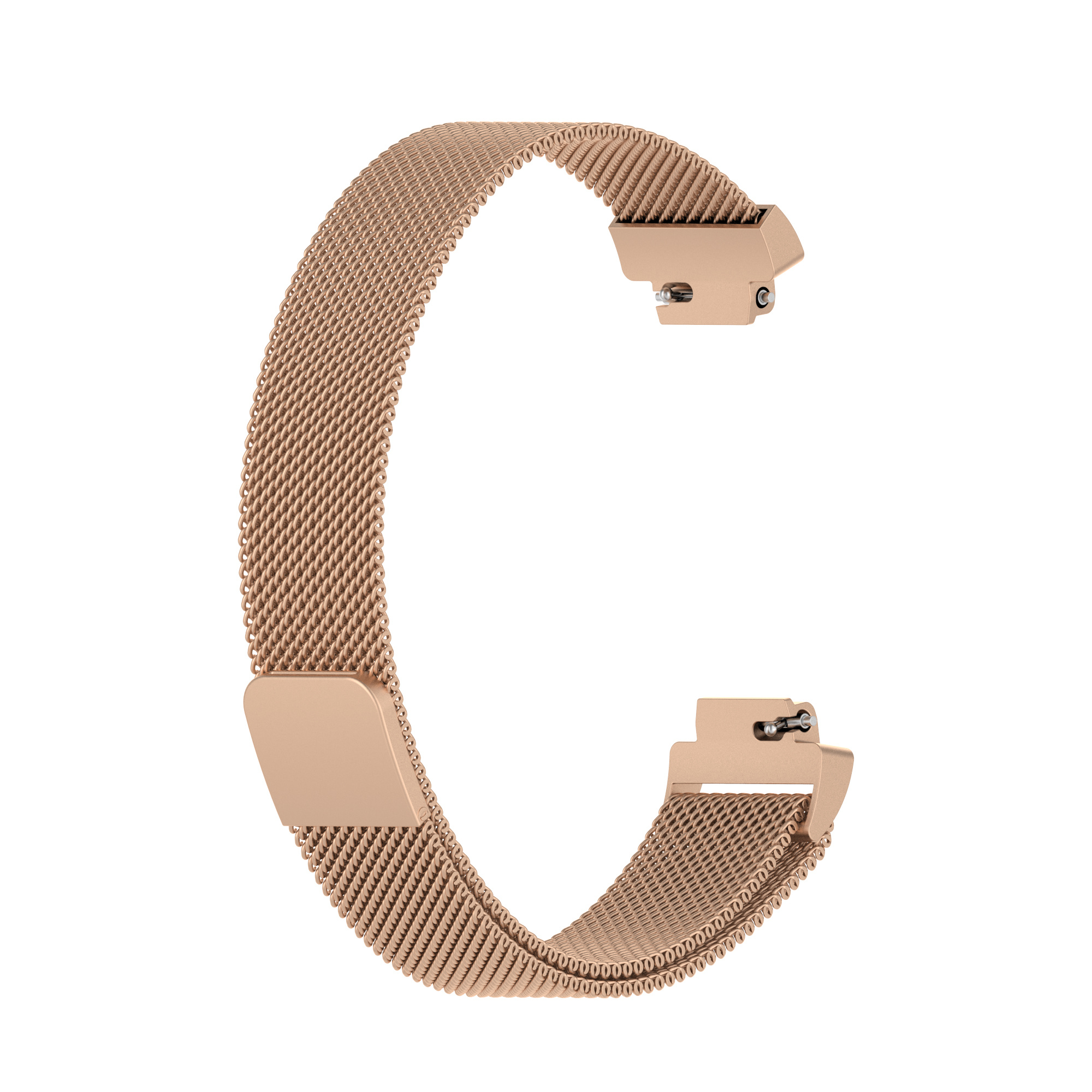 Fitbit Inspire 2 bracelet milanais - or rose