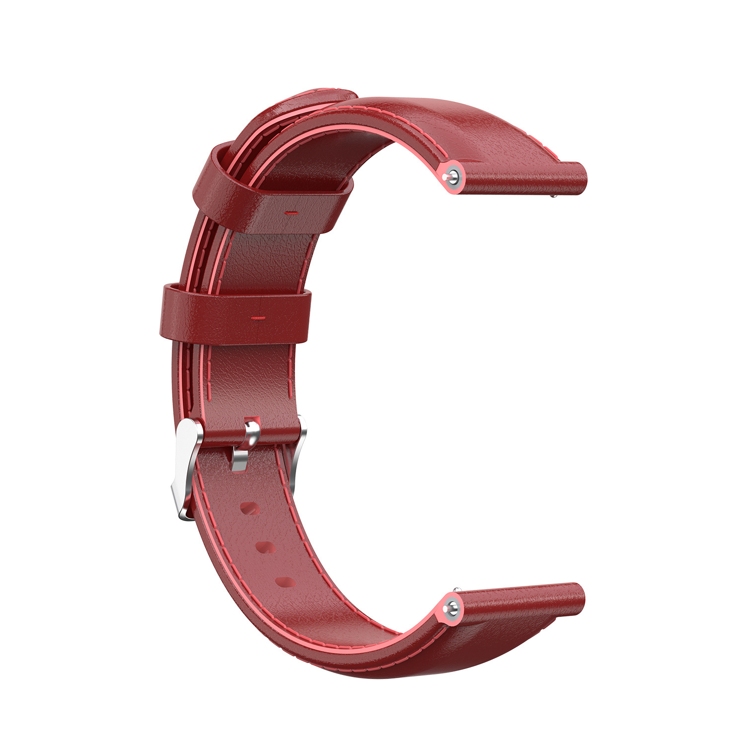 Bracelet en cuir Samsung Galaxy Watch - rouge