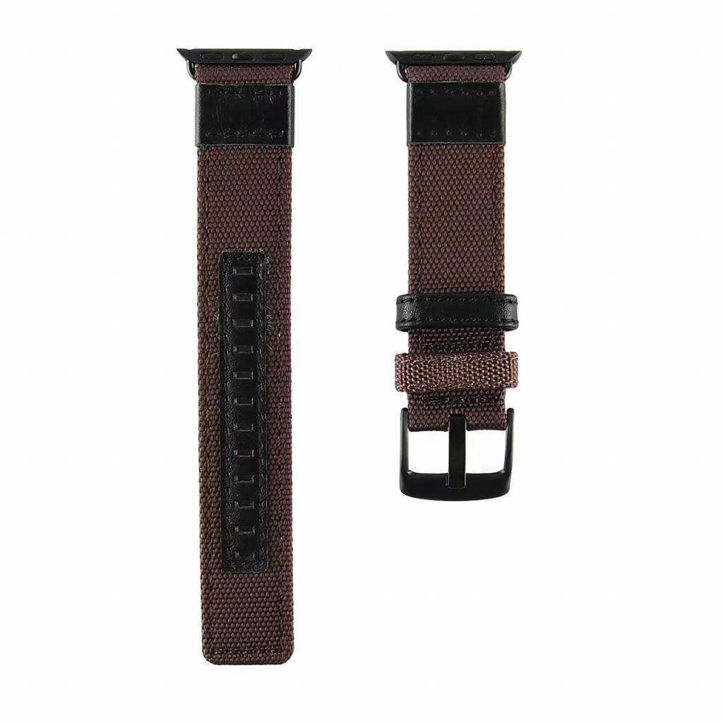 Bracelet nylon militaire Apple Watch - marron