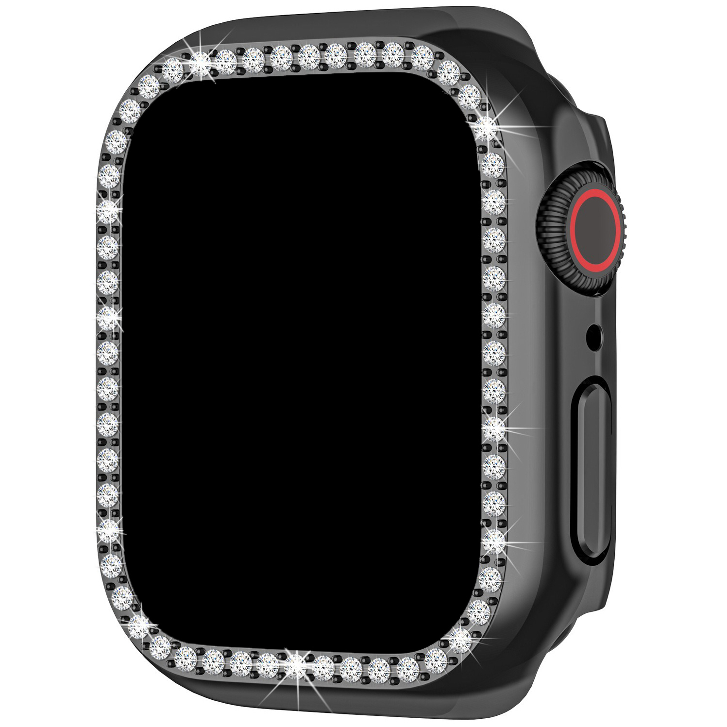 Étui diamant Apple Watch - noir