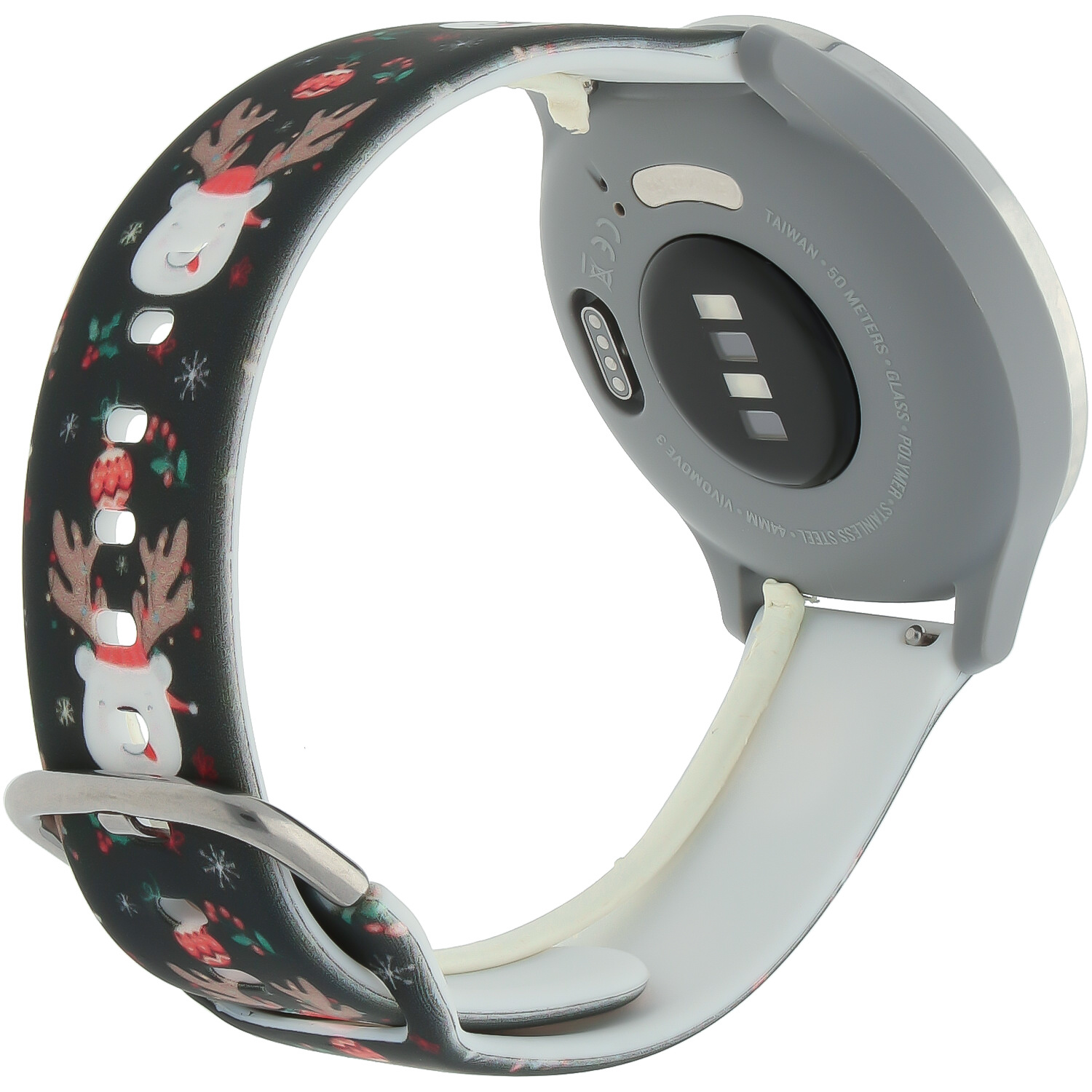 Bracelet sport imprimé Samsung Galaxy Watch - renne de Noël