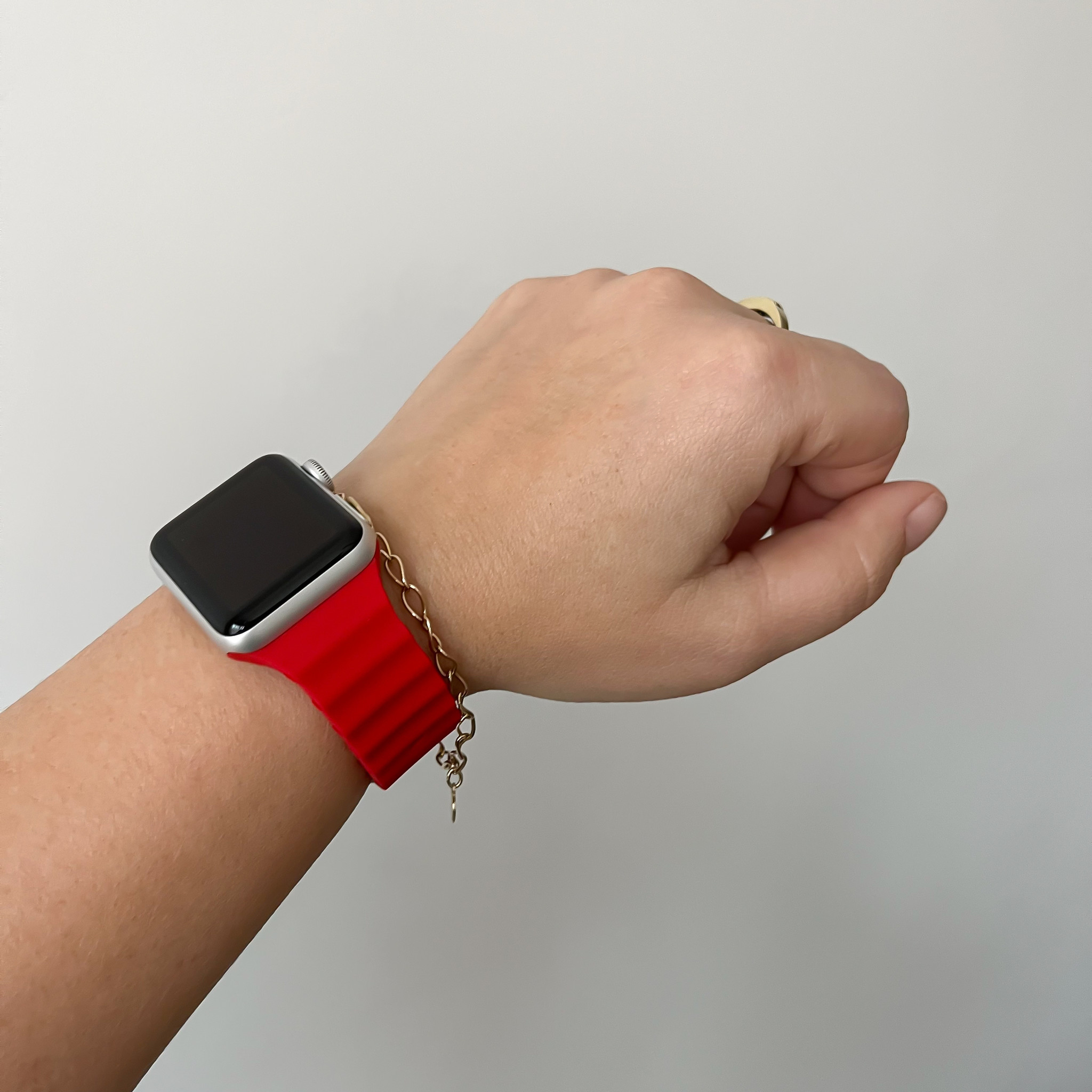 Bracelet sport Océan Apple Watch - rouge
