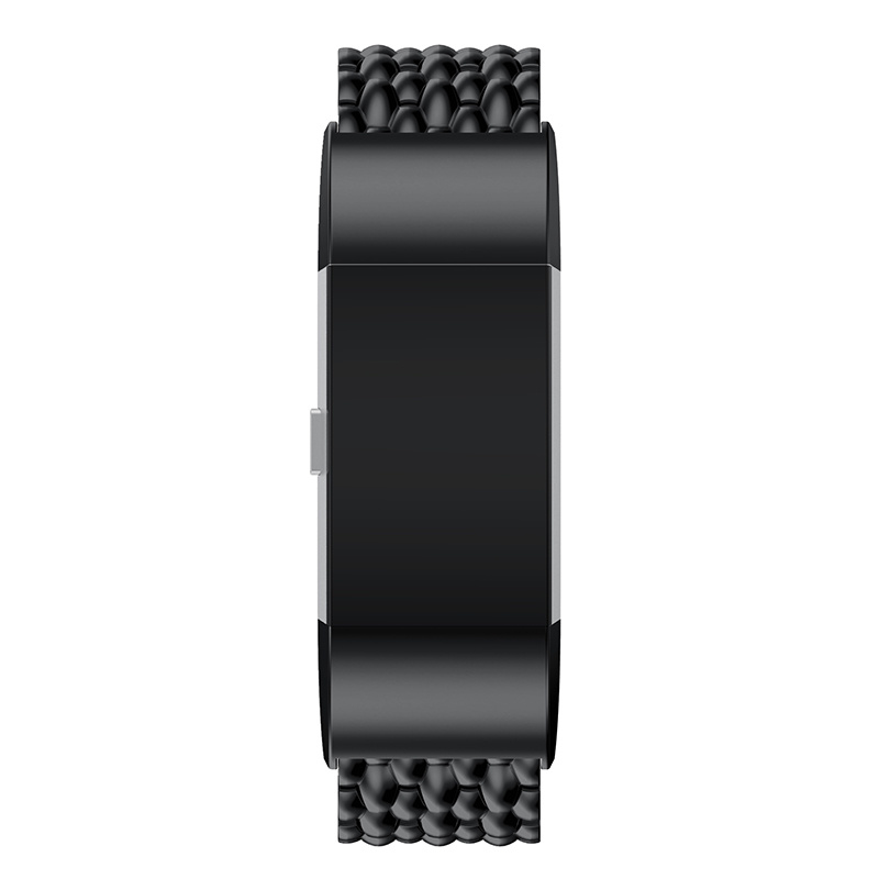 Bracelet acier dragon Fitbit Charge 2 - noir