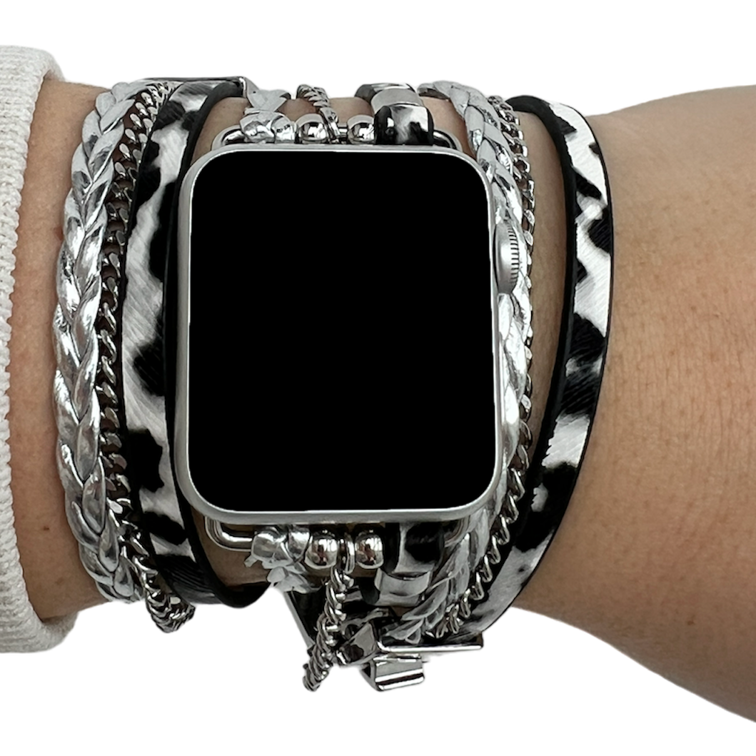 Bracelet à bijoux Apple Watch – Jamie argent