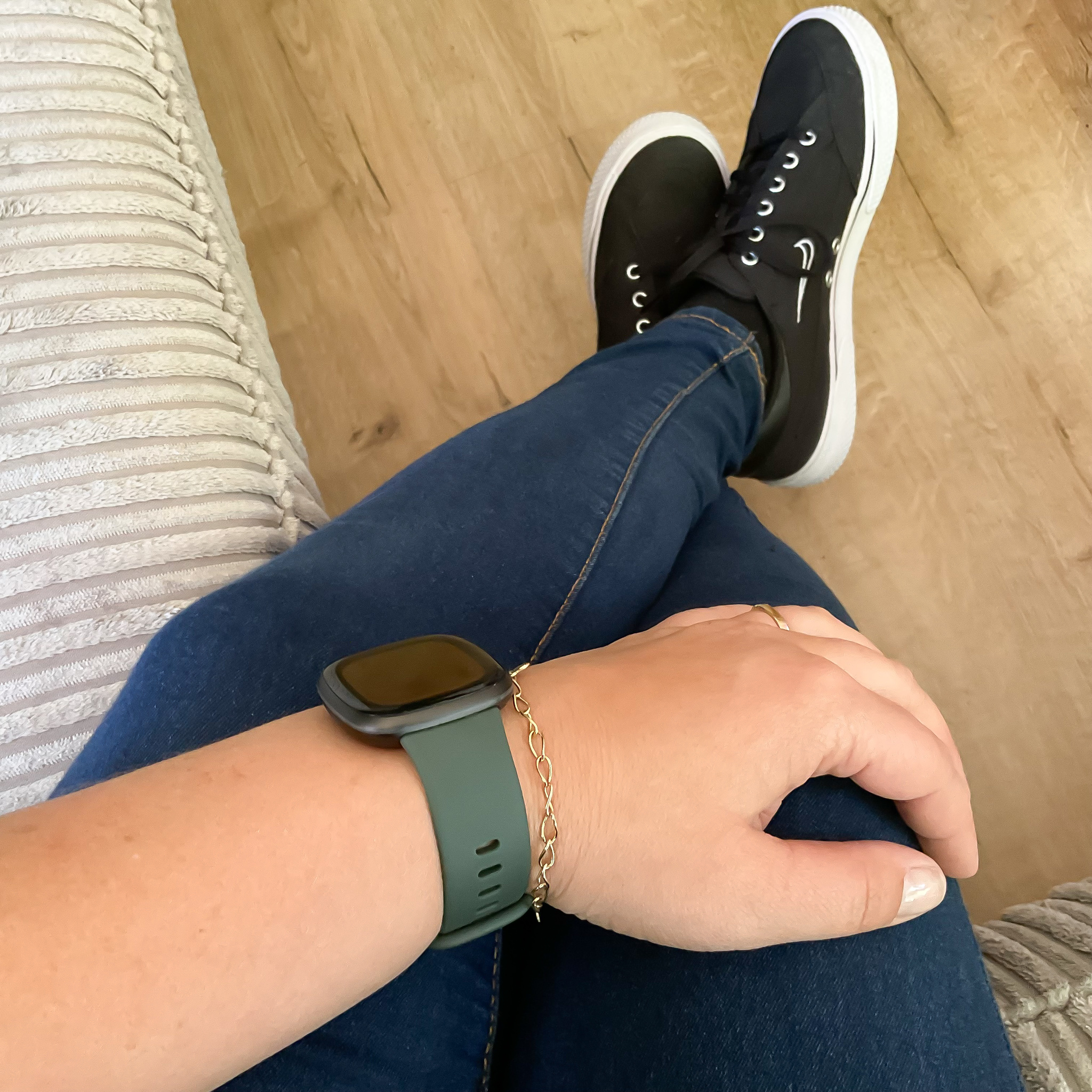 Bracelet sport Fitbit Versa 3 / Sense - vert