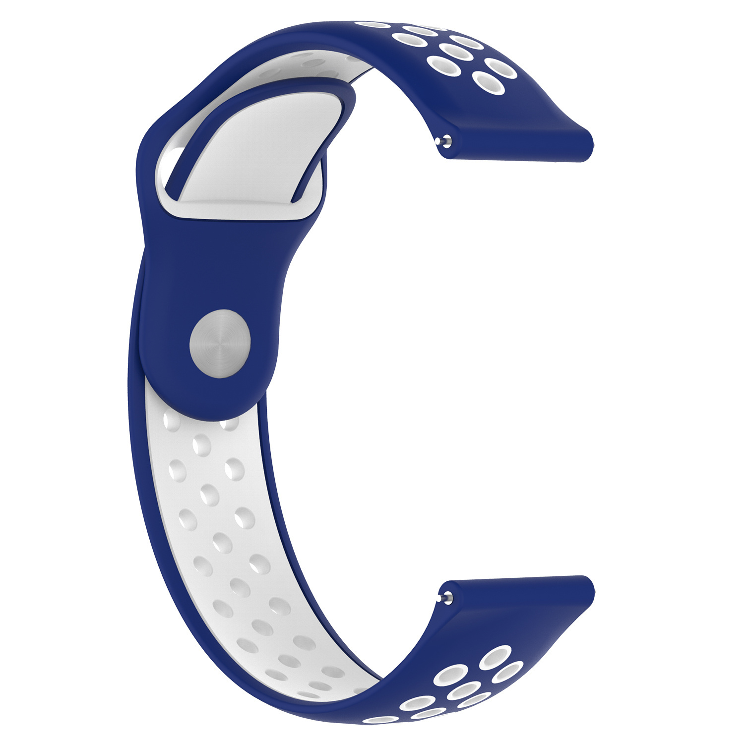 Bracelet sport double Samsung Galaxy Watch - bleu blanc