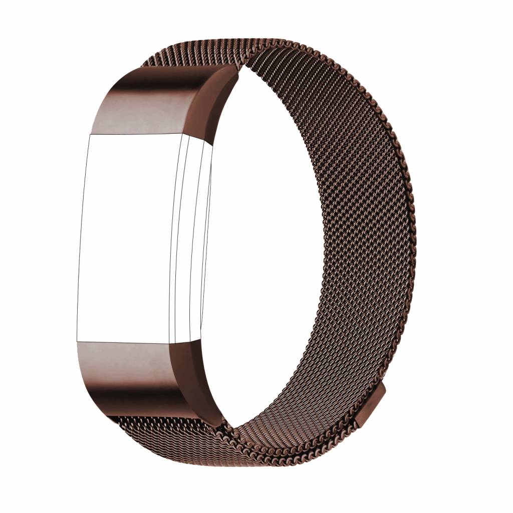 Bracelet milanais Fitbit Charge 2 - marron