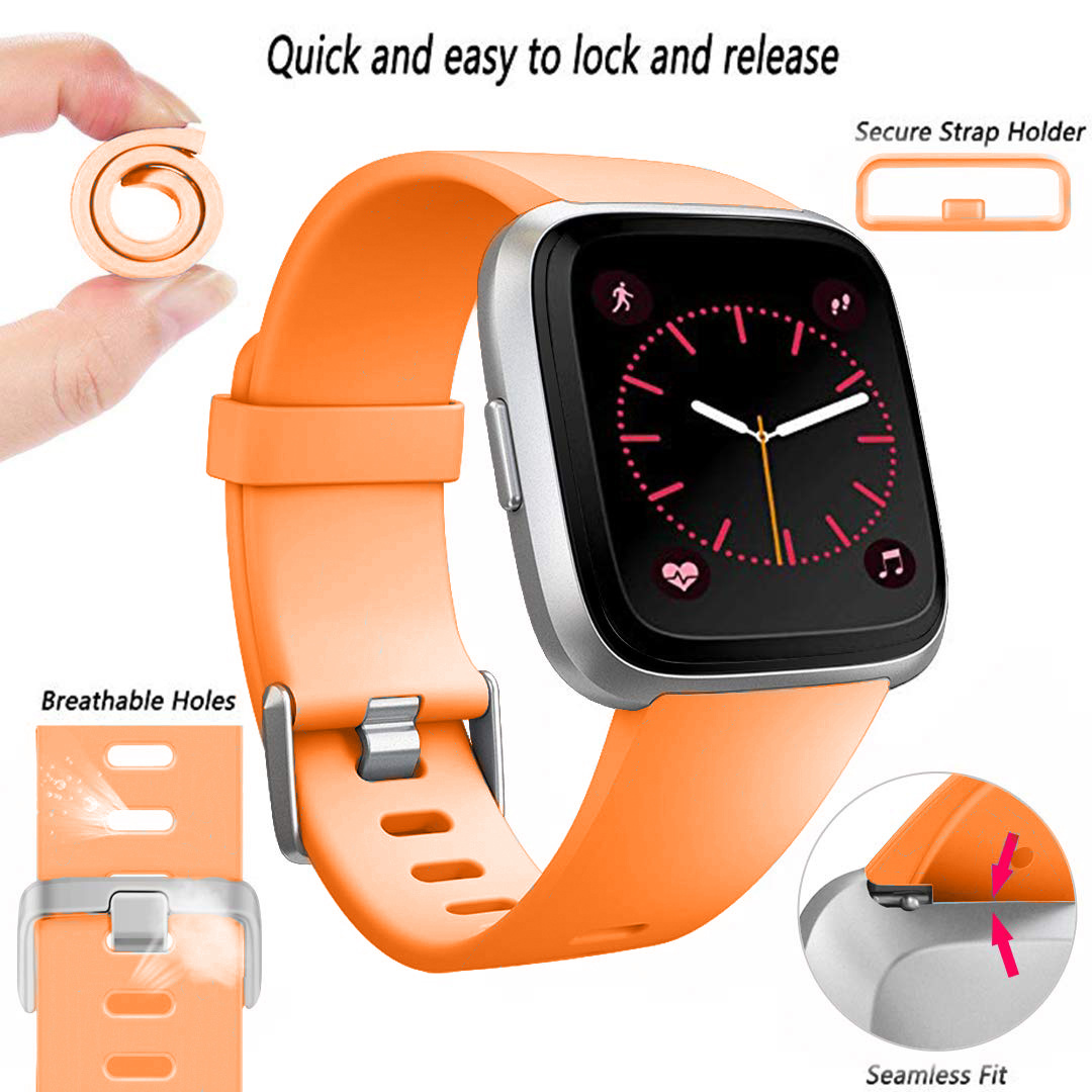 Bracelet sport Fitbit Versa - orange